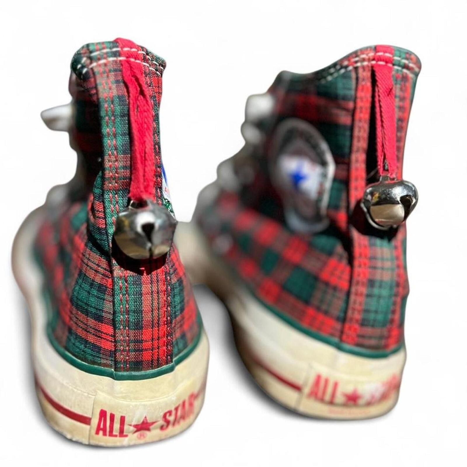Converse VTG Converse All-Star Chuck Taylor Hi Christmas Plaid USA Size US 6 / EU 39 - 7 Thumbnail
