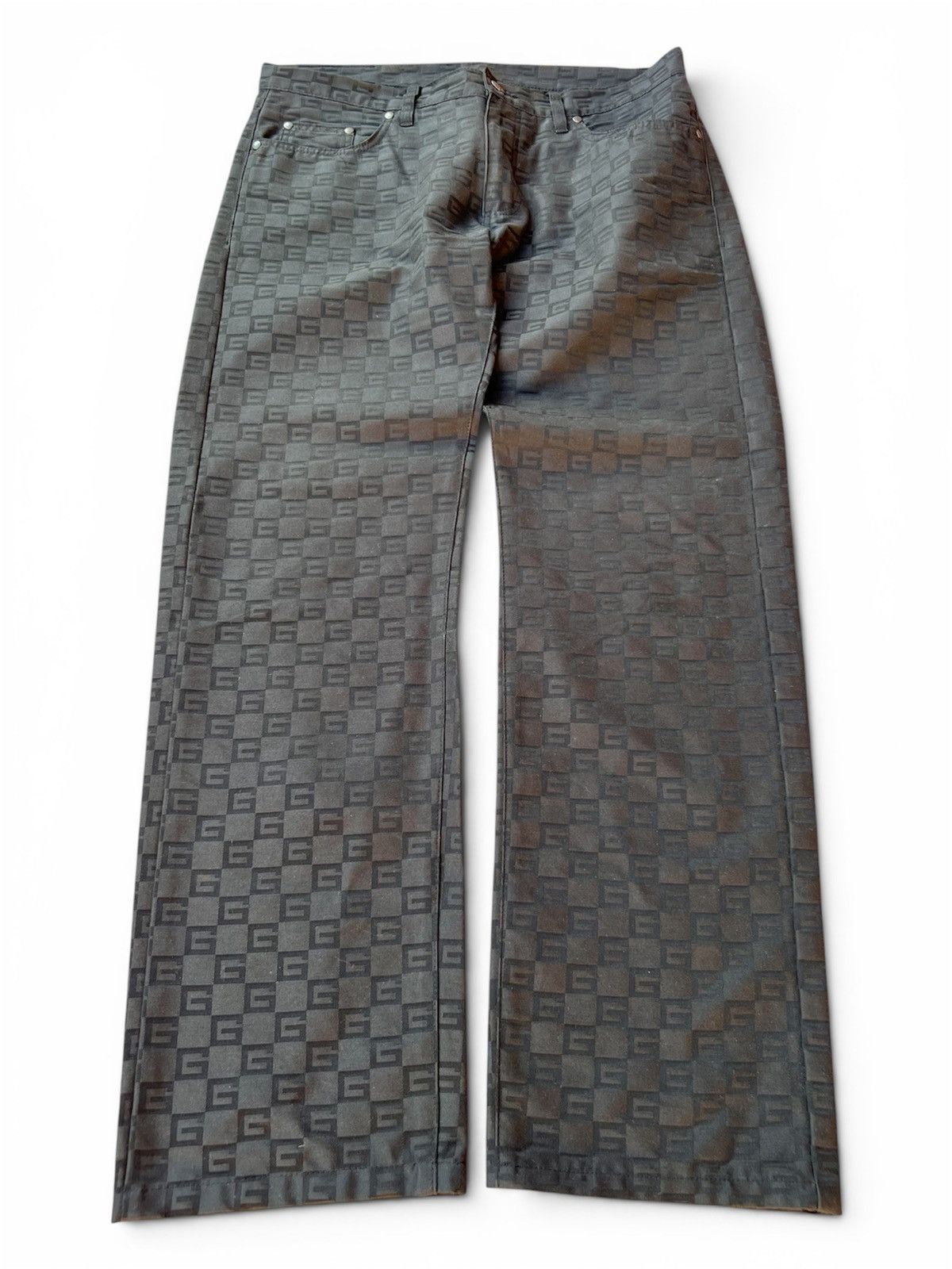 Gucci × Tom Ford Gucci Tom Ford Pinstripe Buckle Waist Pants | Grailed