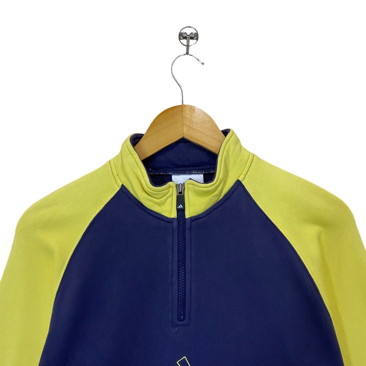 Adidas × Vintage Vintage Adidas Halfzip Sweatshirt Size Small Size US S / EU 44-46 / 1 - 4 Thumbnail