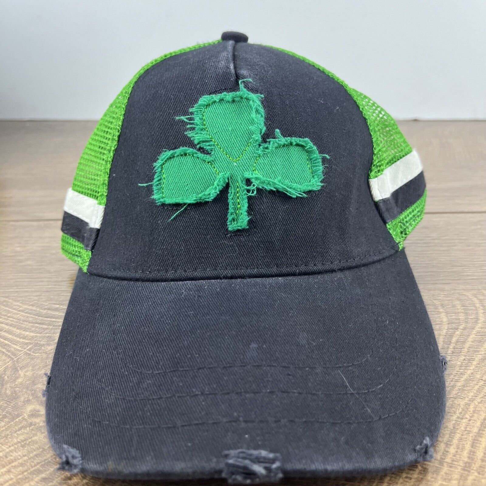 Other Clover Hat Lucky Clover Irish Hat Black Cap Adjustable Hat B Size ONE SIZE - 5 Thumbnail