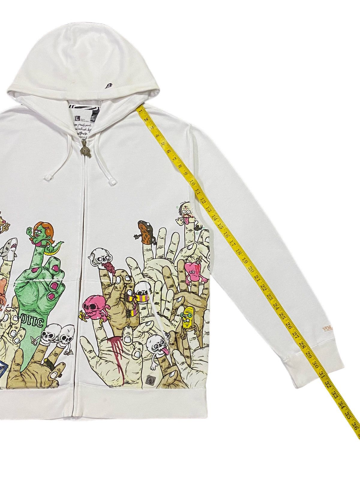 Todd Bratrud × Volcom Rare🔥Volcom X Todd Bratrud Fingers Hoodie Size US L / EU 52-54 / 3 - 8 Thumbnail