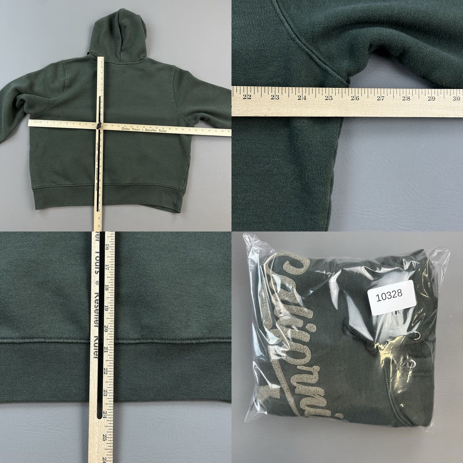 Vintage State of Mine Hoodie Mens XL Green California Logo Spellout Pullover Sweatshirt Size US XL / EU 56 / 4 - 8 Thumbnail