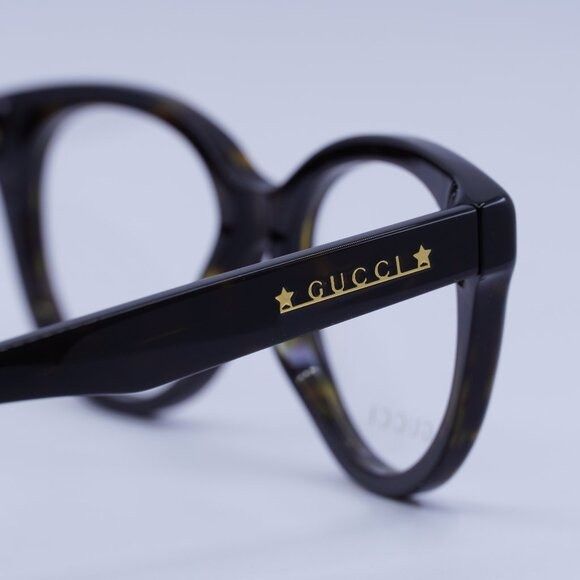 Gucci 🕶️ New Gucci GG1590O 005 Havana Eyeglasses 52mm Size ONE SIZE - 10 Thumbnail