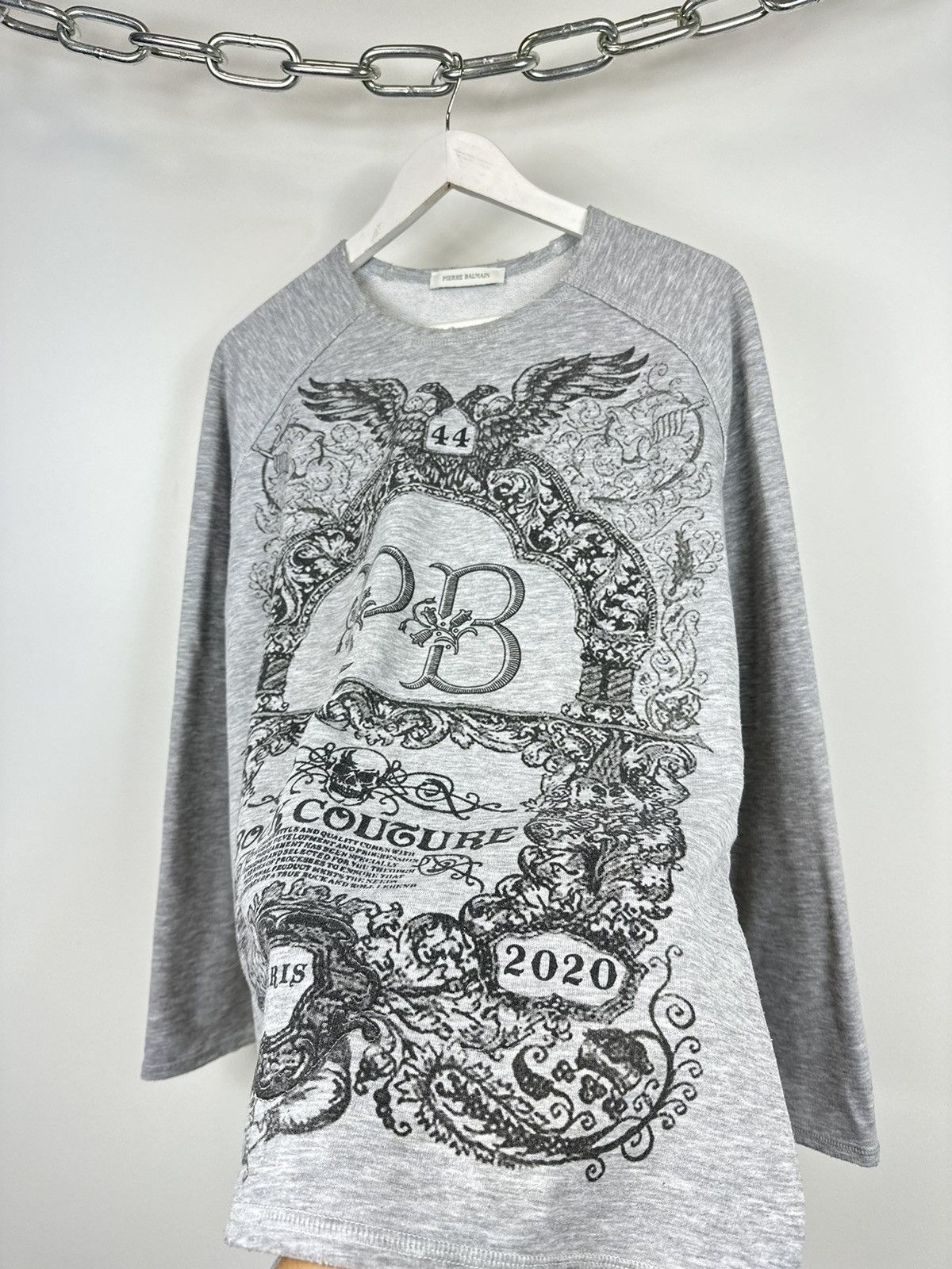 Pierre Balmain Vintage Pierre Balmain Designer Avant Garde Opium Sweatshirt Size US M / EU 48-50 / 2 - 5 Thumbnail