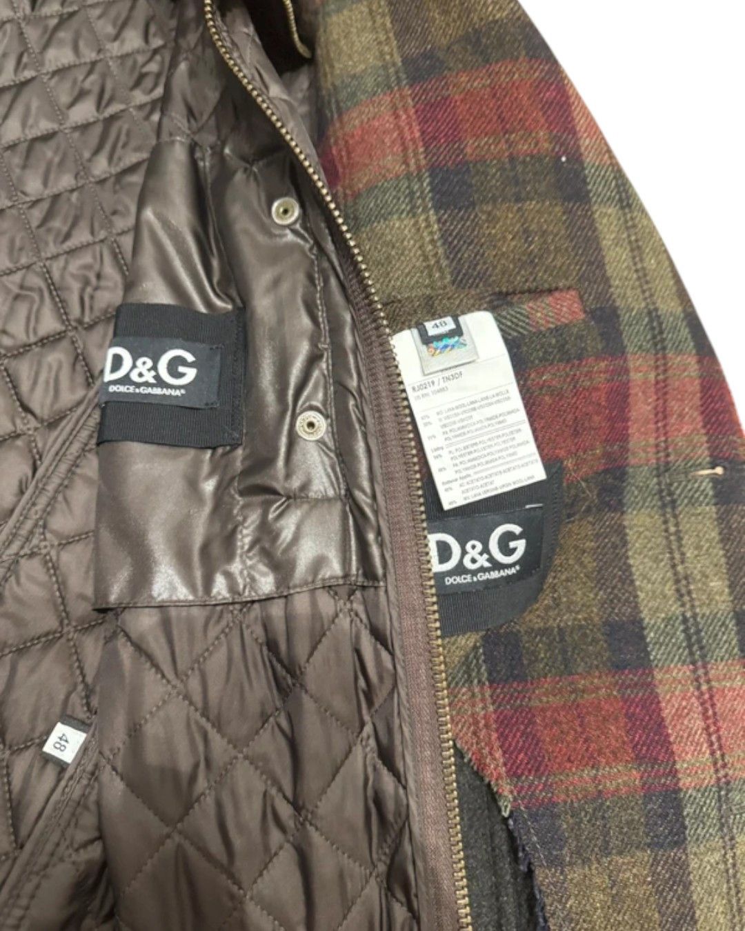 Dolce & Gabbana PRINCE OF WHALES WOOL JACKET Size US M / EU 48-50 / 2 - 5 Thumbnail