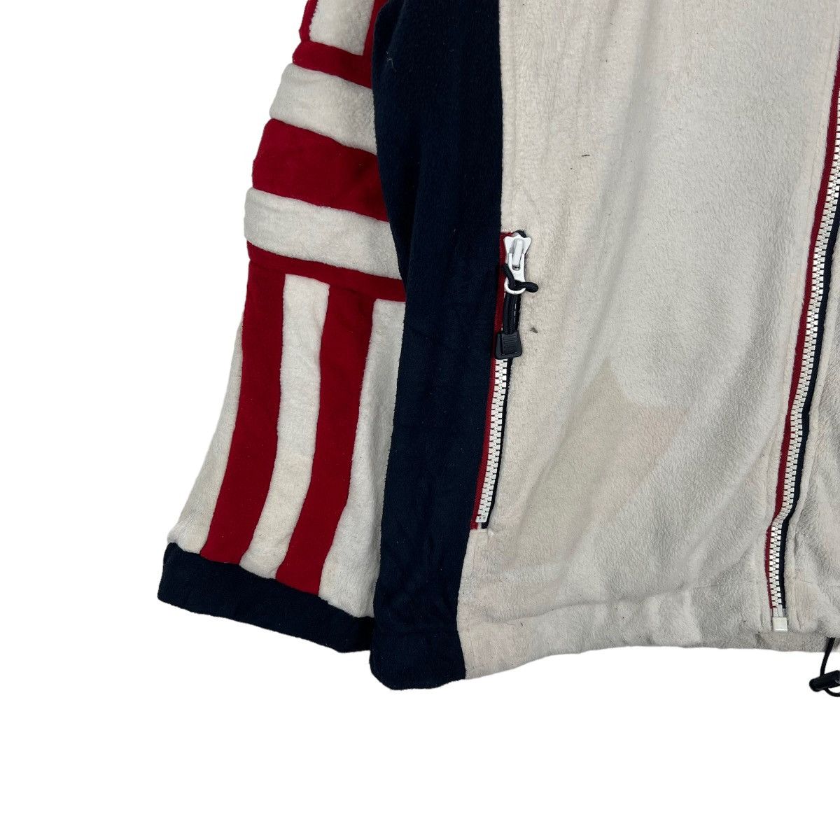 Tommy Hilfiger × Vintage 🔥 90s VINTAGE TOMMY HILFIGER FLEECE JACKET Size US L / EU 52-54 / 3 - 4 Thumbnail