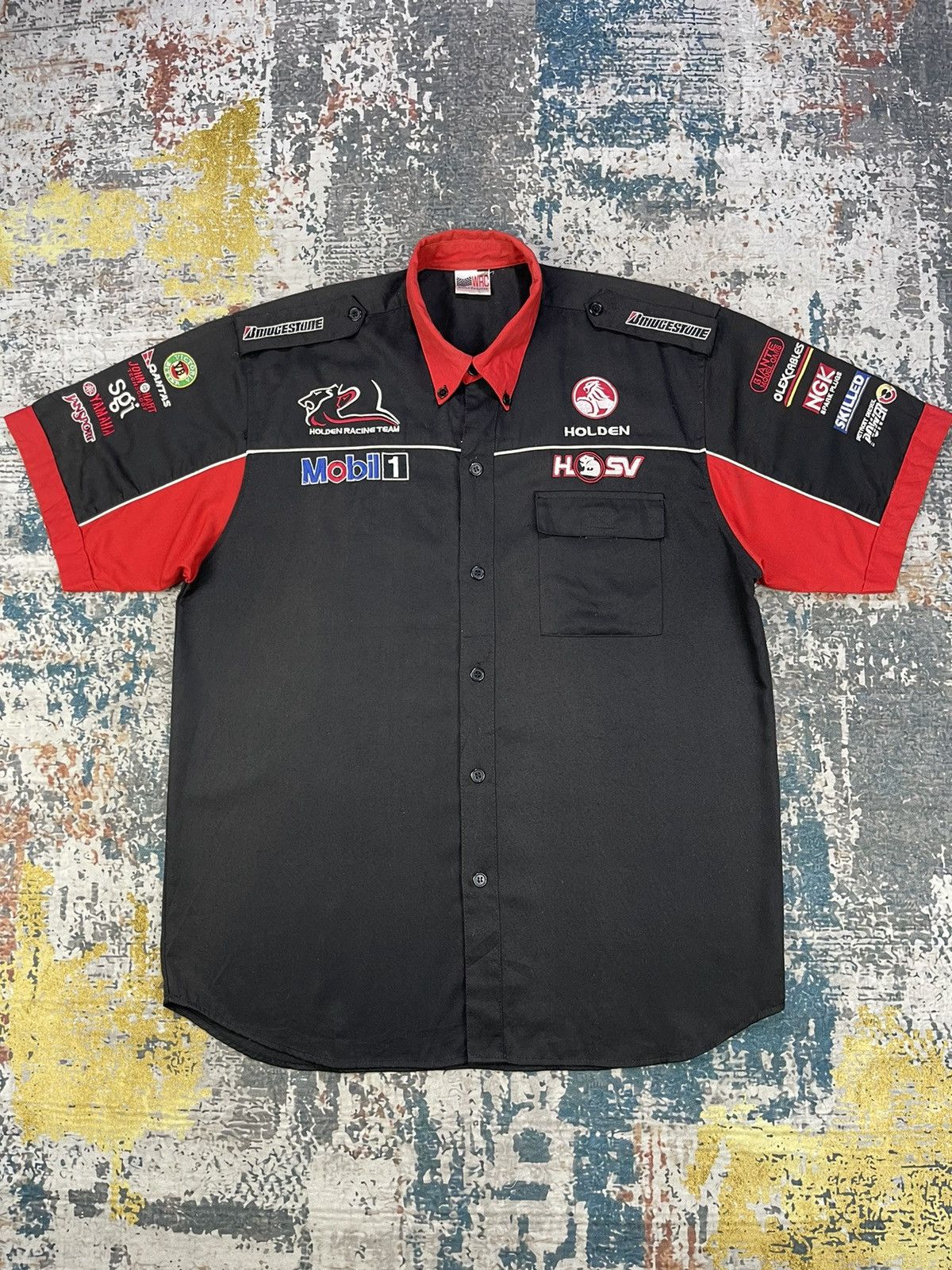 Holden Racing WRC Red Trim Sponsor Shirt