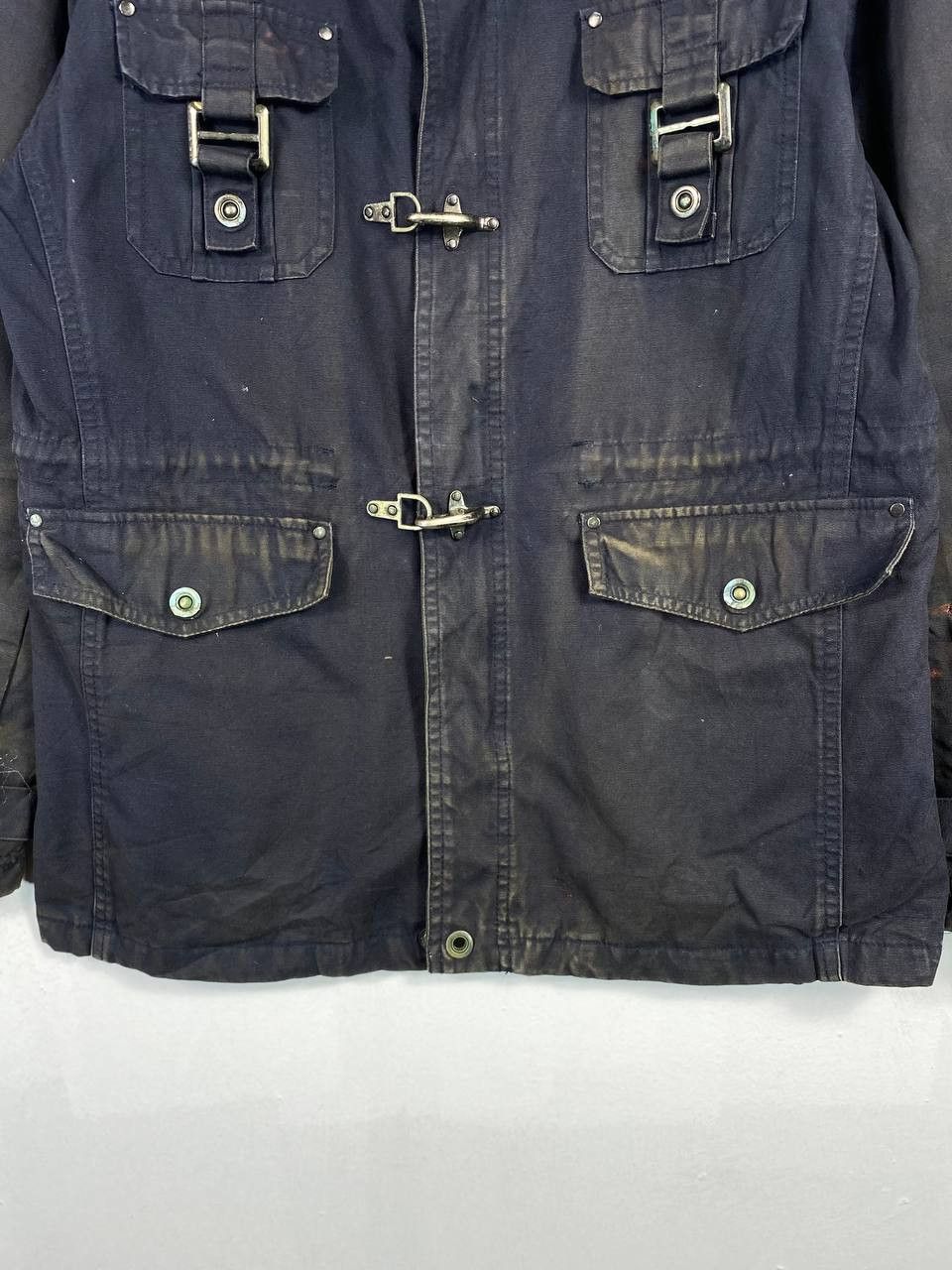 Japanese Brand roushetts garments khakis jacket sunfaded Size US L / EU 52-54 / 3 - 3 Thumbnail