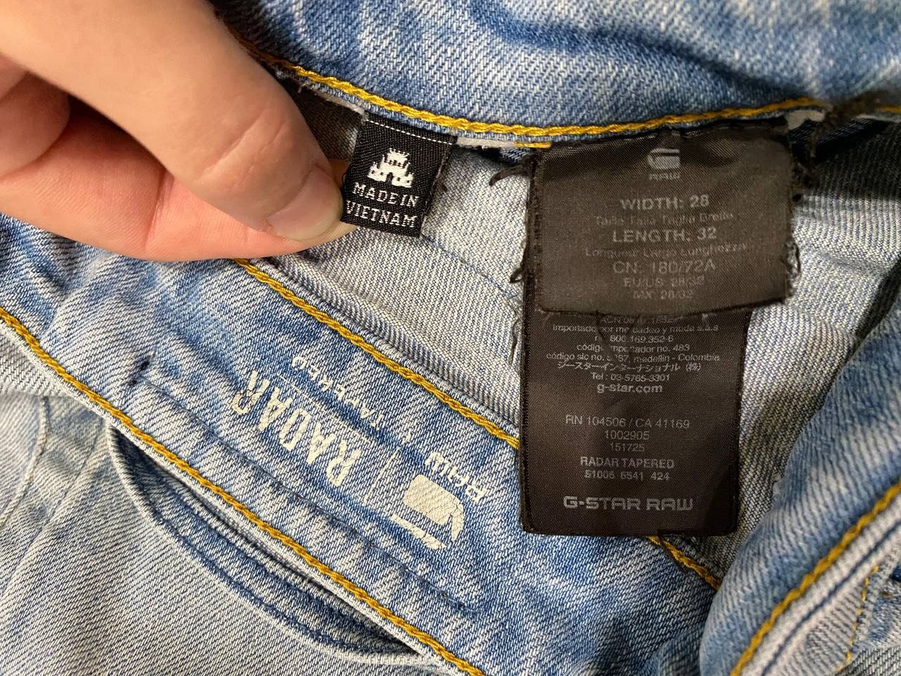 G-Star G-Star Raw Radar Denim Jeans Size US 28 / EU 44 - 2 Thumbnail