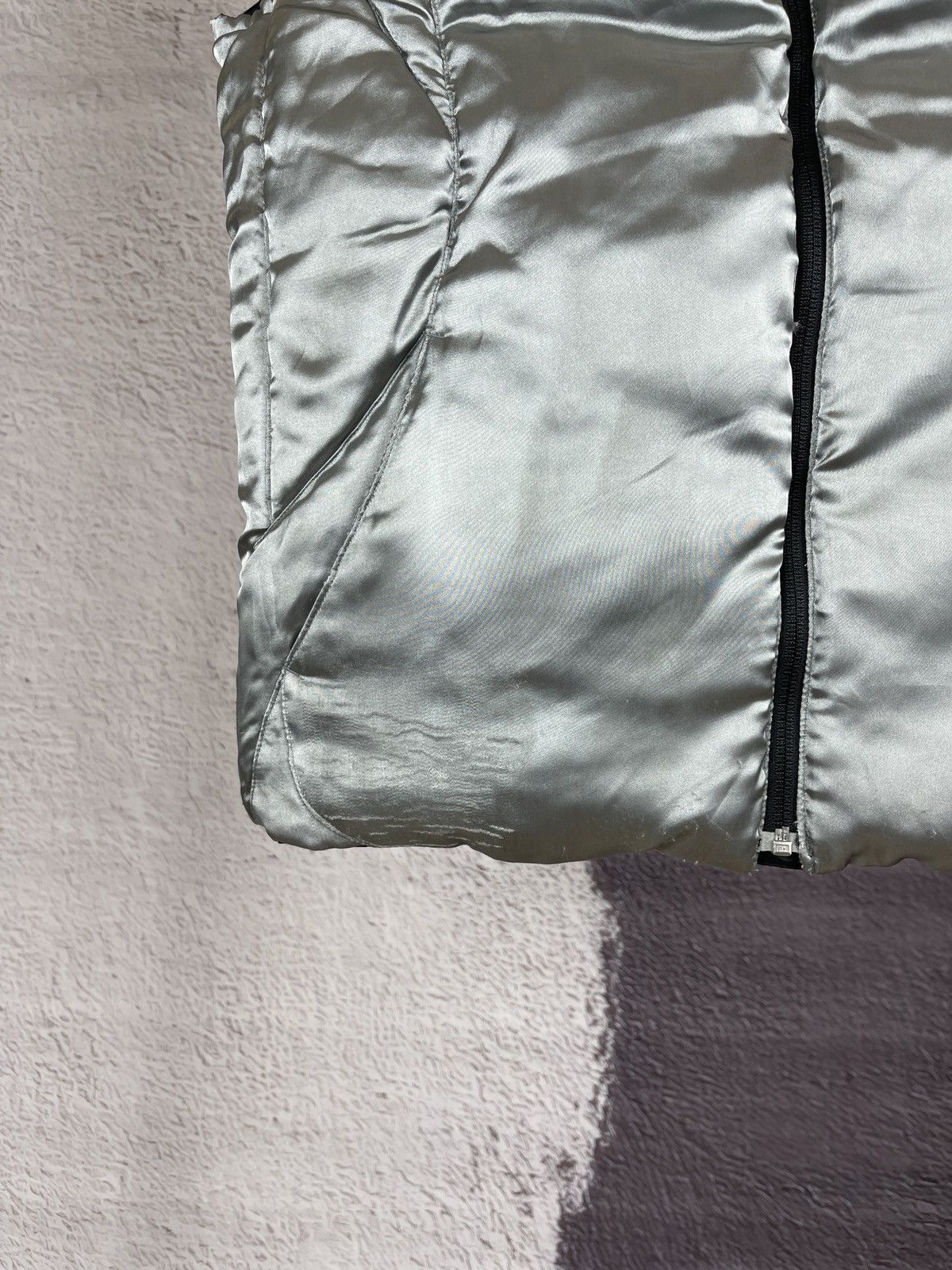Nike Nike vintage y2k reversible black silver down vest drill Size L / US 10 / IT 46 - 18 Thumbnail