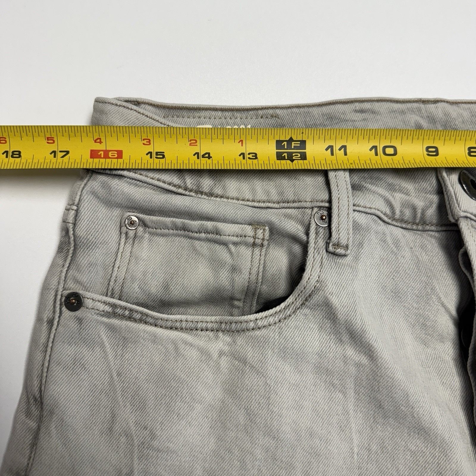 G-Star G-Star Original Raw Denim Jeans Mens Gray 3301 Slim 32x30 (3 Size US 33 - 10 Thumbnail