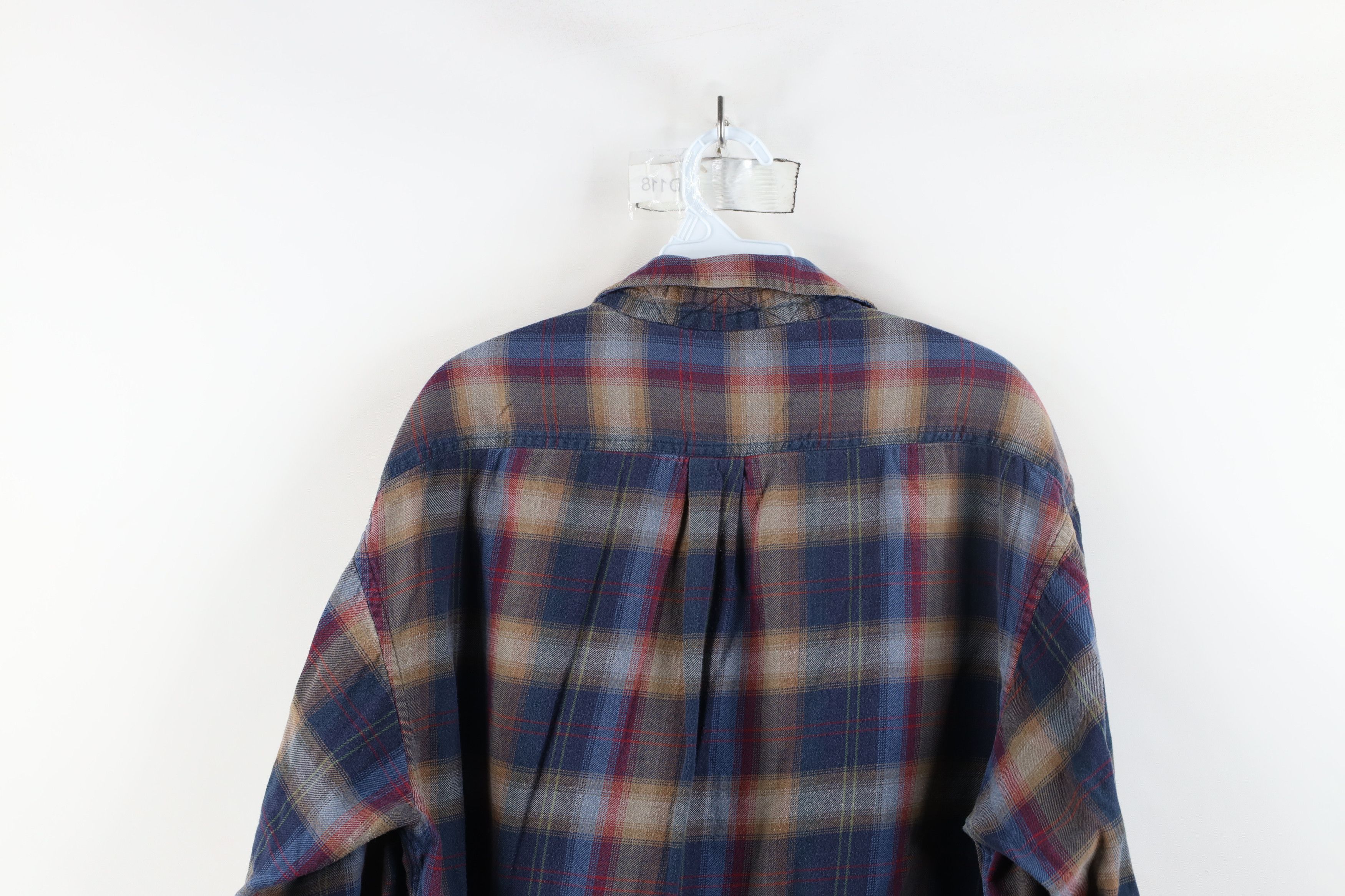Vintage Vintage 90s Streetwear Rainbow Plaid Flannel Button Shirt Size US M / EU 48-50 / 2 - 13 Thumbnail