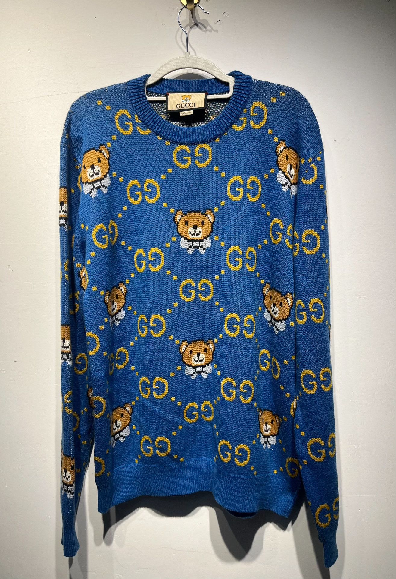 Gucci Gucci Collab Blue Sweater S Women Size S / US 4 / IT 40 - 1 Thumbnail