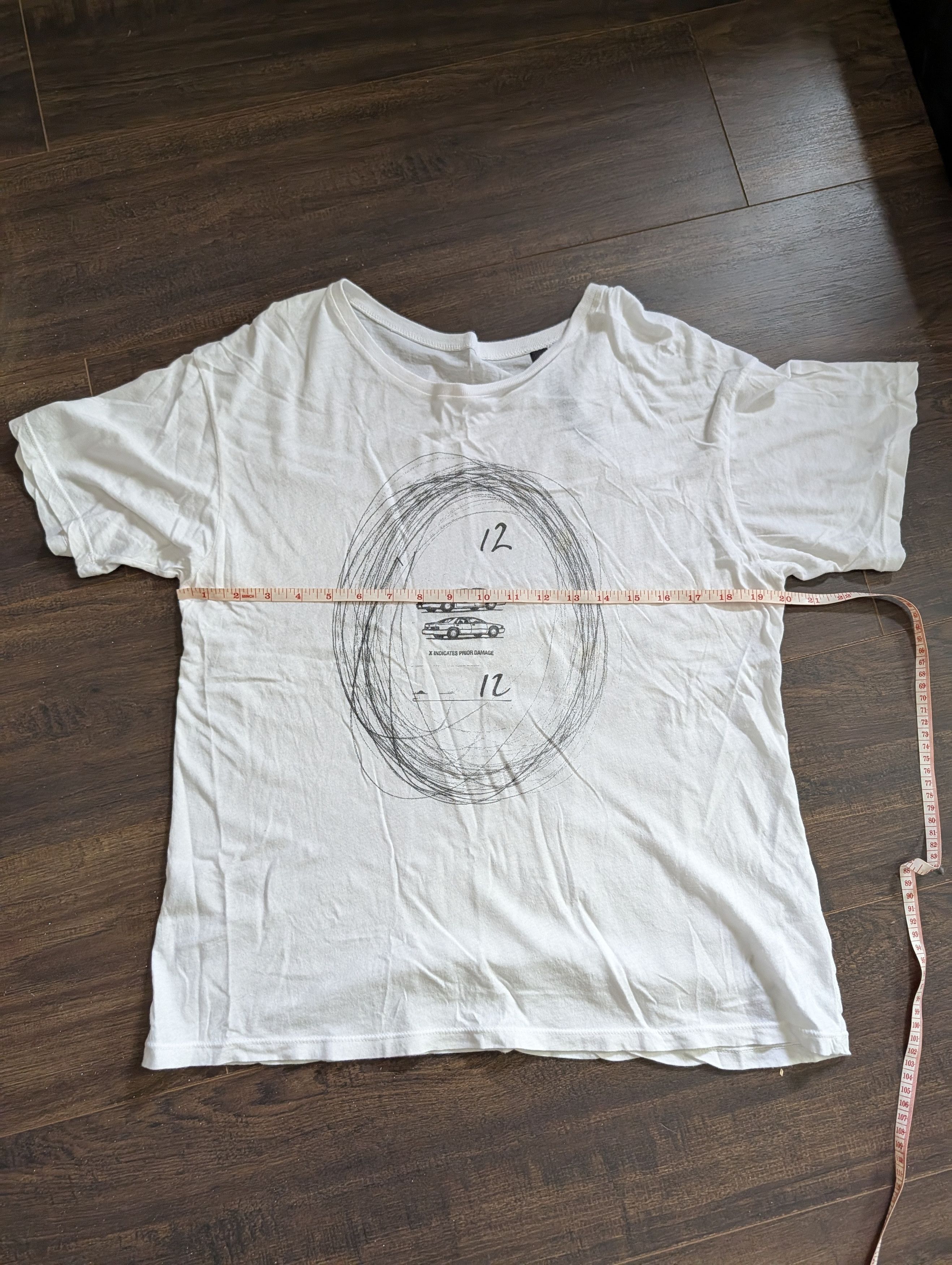 Enfants Riches Deprimes RARE EARLY x indicates prior damage white t-shirt Small Size US S / EU 44-46 / 1 - 12 Thumbnail
