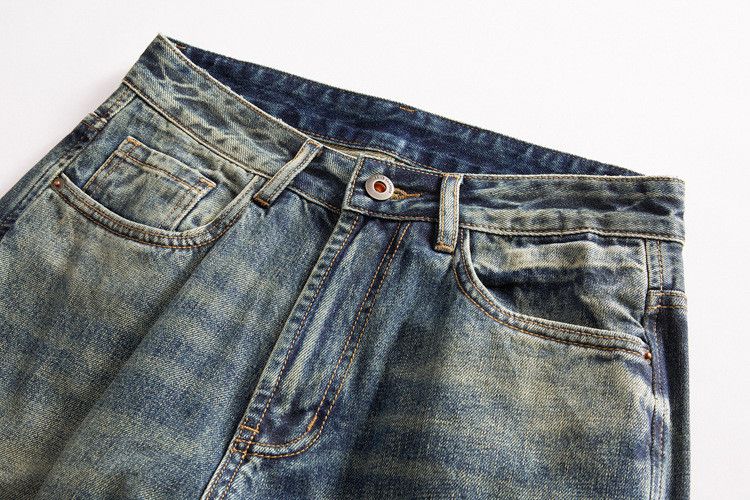 Japanese Brand × Jean Men's gradient distressed casual washed jeans Size US 32 / EU 48 - 3 Thumbnail