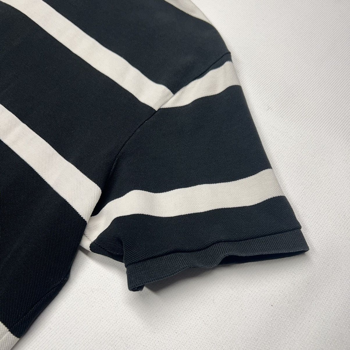 Polo Ralph Lauren Polo Ralph Lauren Polo Shirt Black White Striped Custom Fit Size US XL / EU 56 / 4 - 14 Thumbnail
