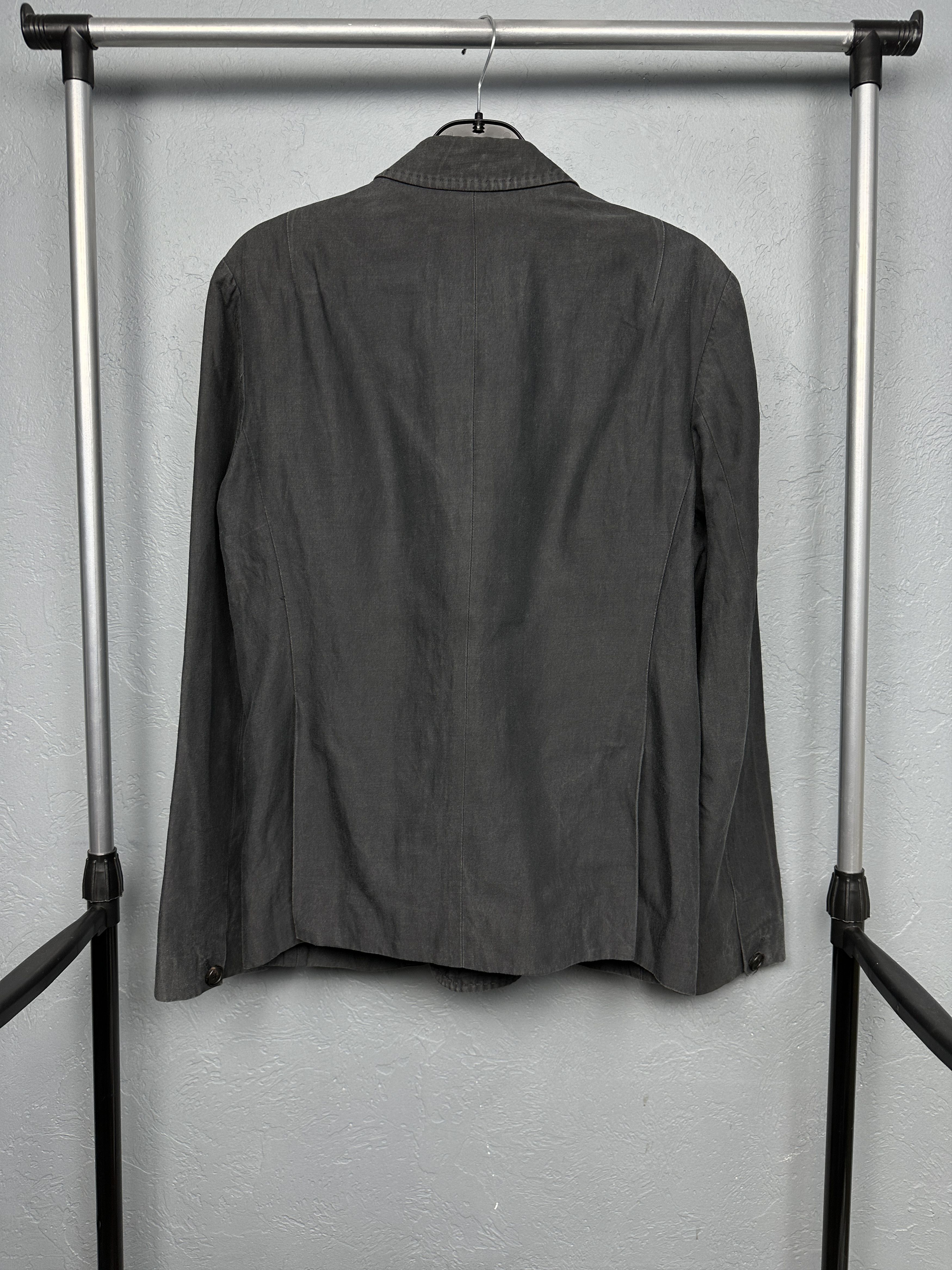 Allsaints Allsaints Mens Cotton Linen Double Breasted Blazer Jacket Size US S / EU 44-46 / 1 - 5 Thumbnail