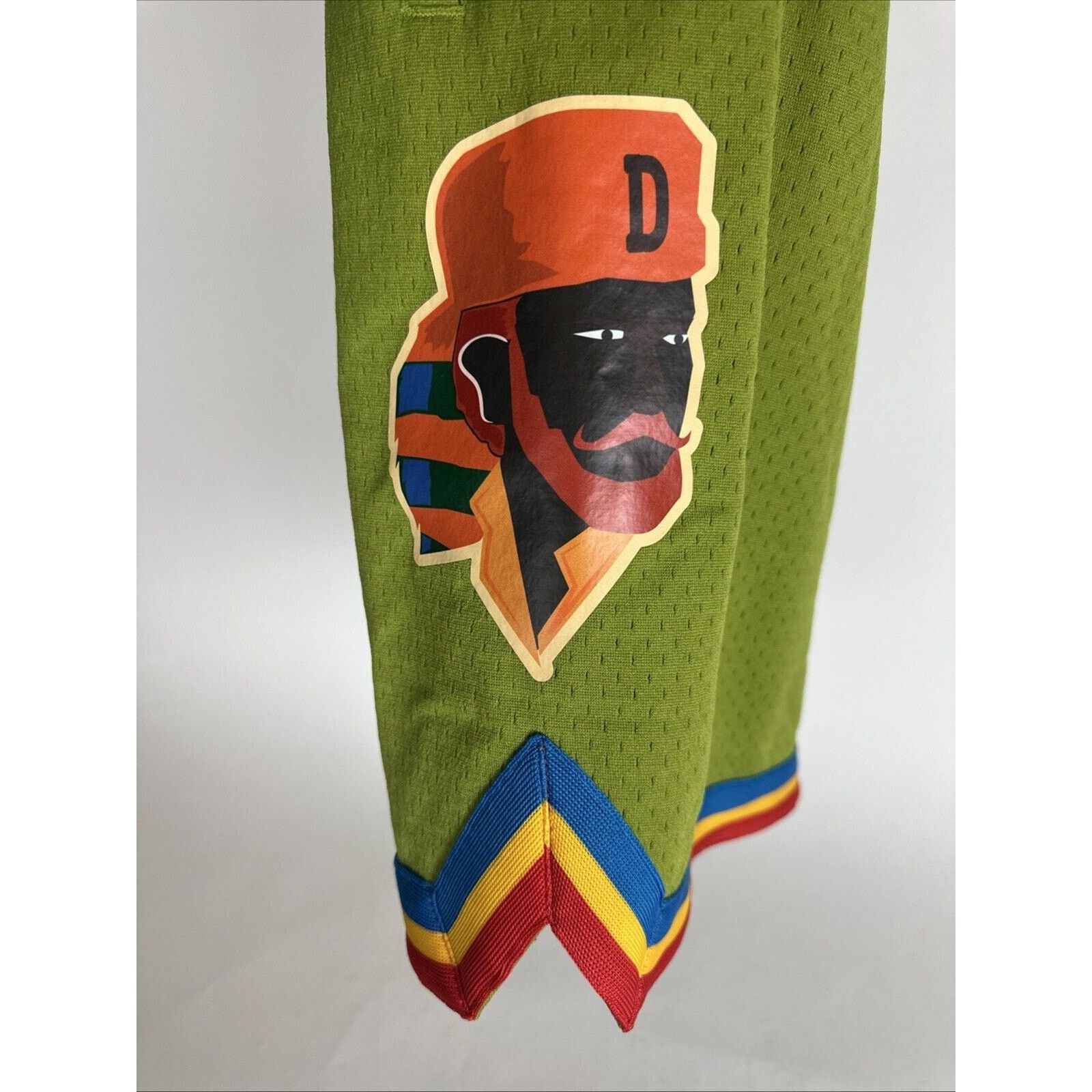 Mitchell & Ness Mitchell & Ness Hebru Brantley Mesh Shorts Green Men’s L Size US 34 / EU 50 - 4 Thumbnail