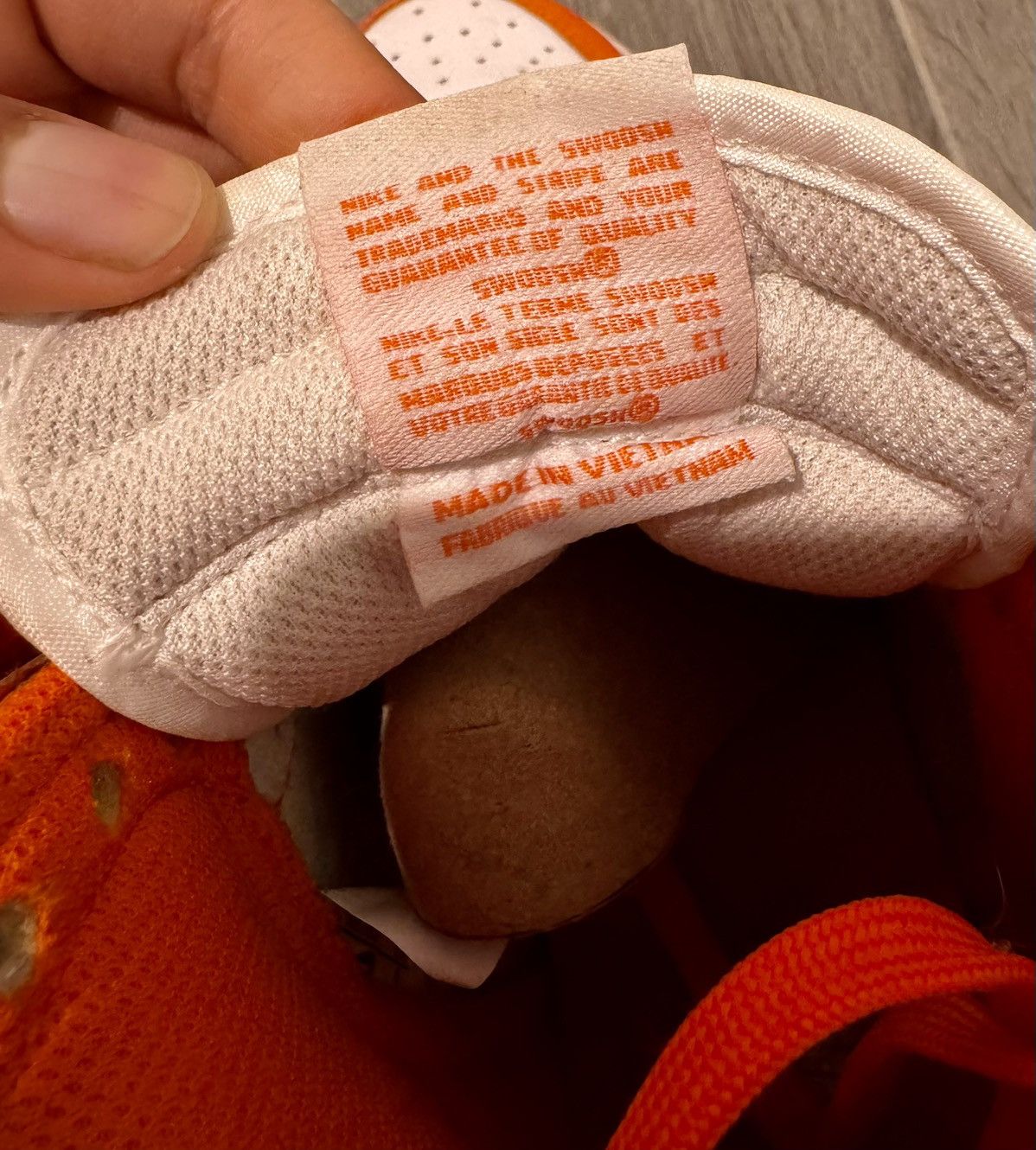 Nike Nike Dunk High Retro “Orange Blaze” Size US 9 / EU 42 - 7 Thumbnail