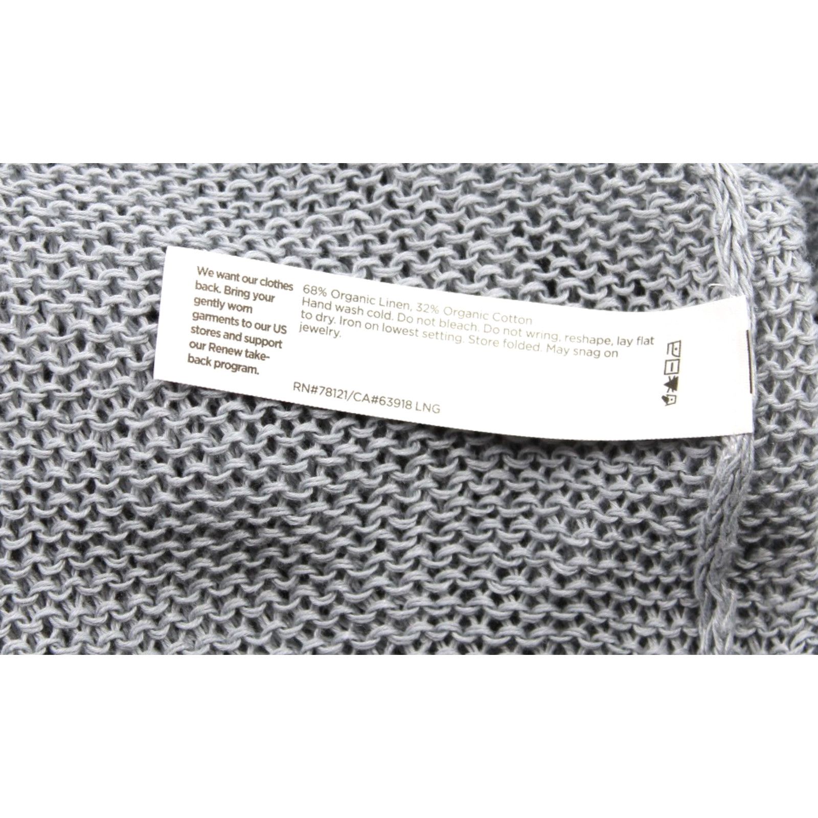 Eileen Fisher EILEEN FISHER Open Front Long Linen Knit Sweater Cardigan XL Size XL / US 12-14 / IT 48-50 - 6 Thumbnail