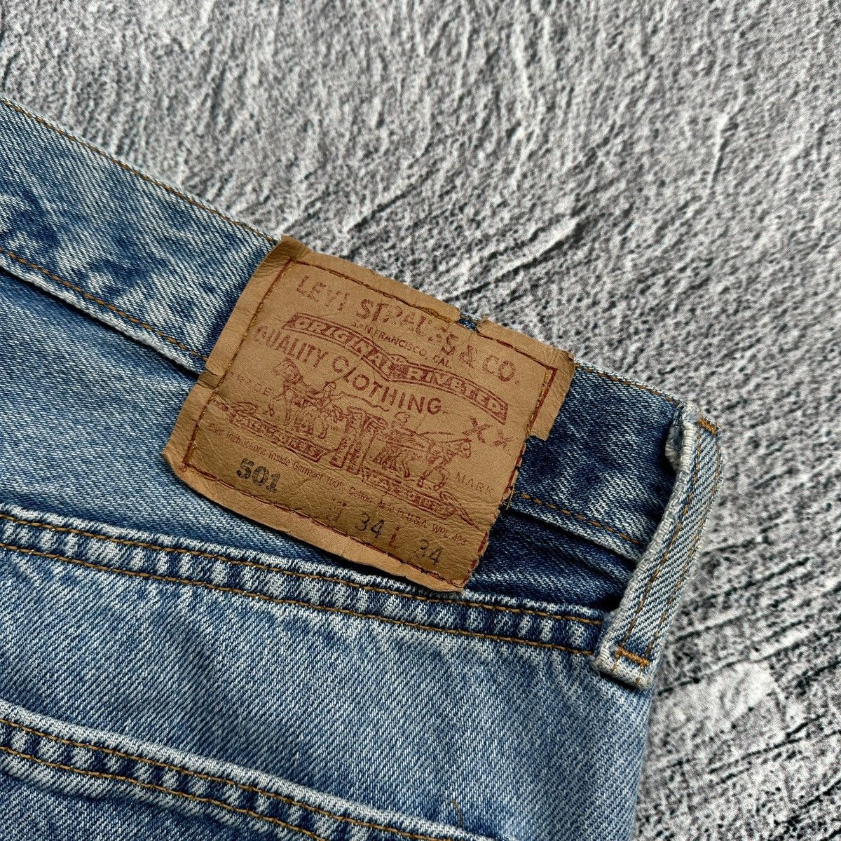 Levi's Men’s Levi’s 501 (Donald Mickey) Custom Made In USA Blue Size US 34 / EU 50 - 8 Thumbnail
