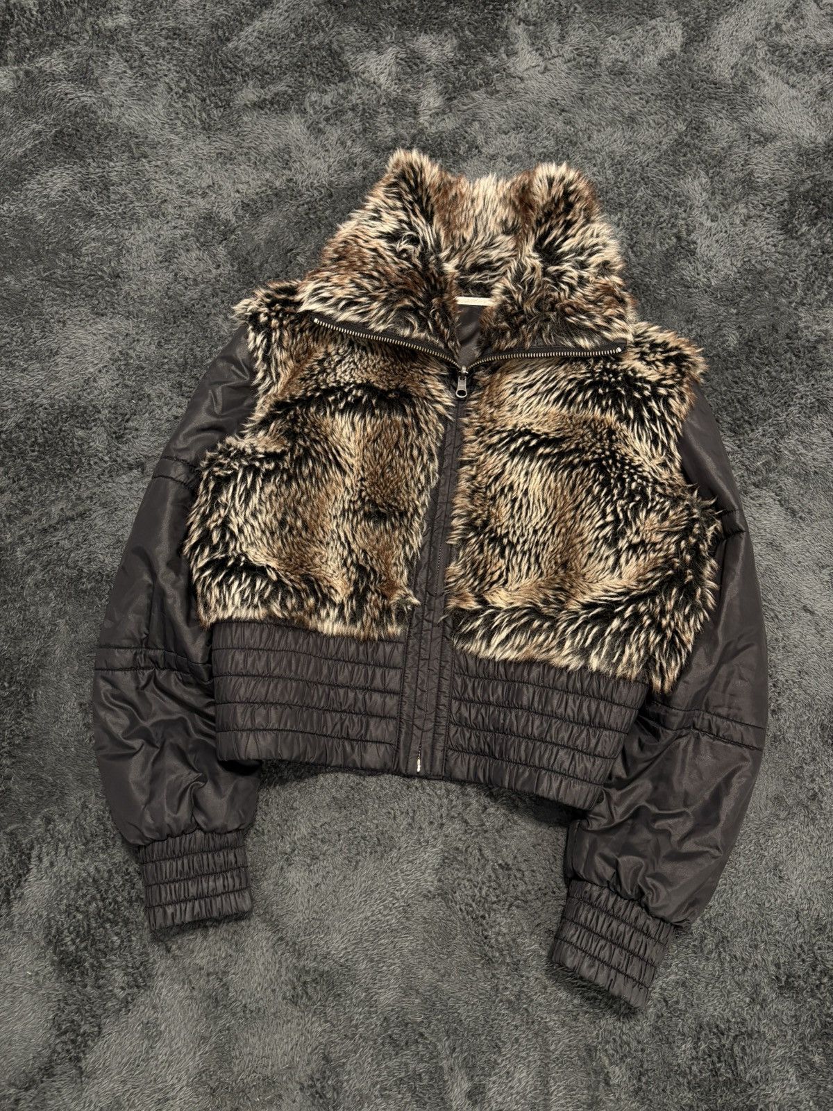 Hysteric Glamour × Undercover Vintage Two Side Fur Jacket Hysteric Glamour I6W9 Style Size L / US 10 / IT 46 - 1 Thumbnail
