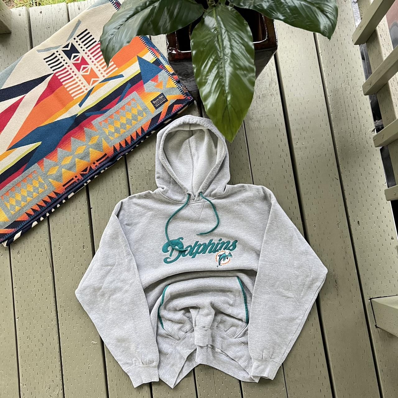NFL × Vintage Vintage Miami Dolphins Sweatshirt Size US XL / EU 56 / 4 - 2 Thumbnail