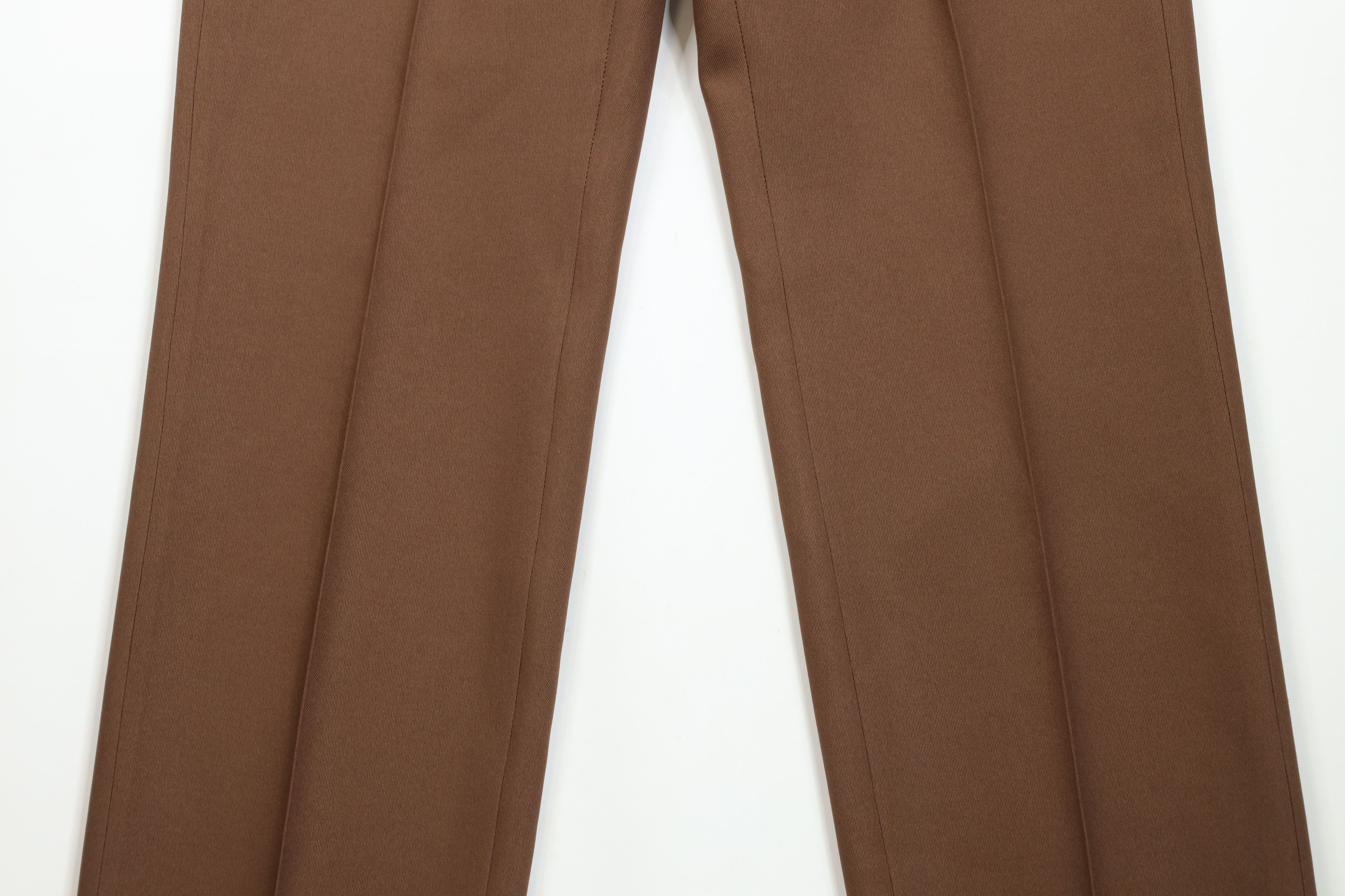 Vintage Vintage 70s Streetwear Flared Wide Leg Chino Pants Brown USA Size US 34 / EU 50 - 3 Thumbnail