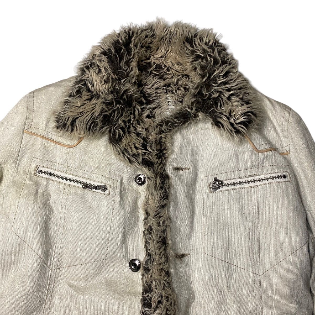 If Six Was Nine 2000's Crazy Fur Nicole Club Jacket Lgb Style Size US L / EU 52-54 / 3 - 4 Thumbnail