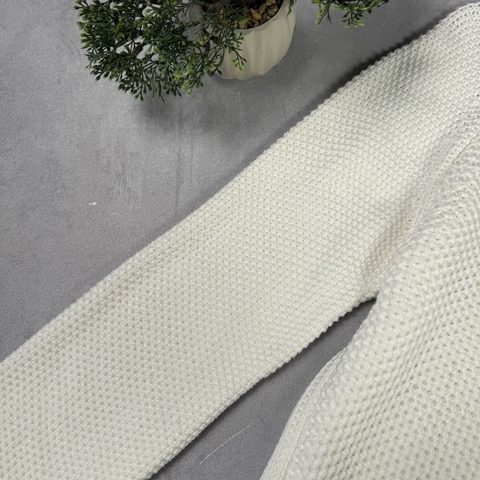 Ann Demeulemeester Ann Demeulemeester Men White Sweater Size S Oversized Size US S / EU 44-46 / 1 - 3 Thumbnail