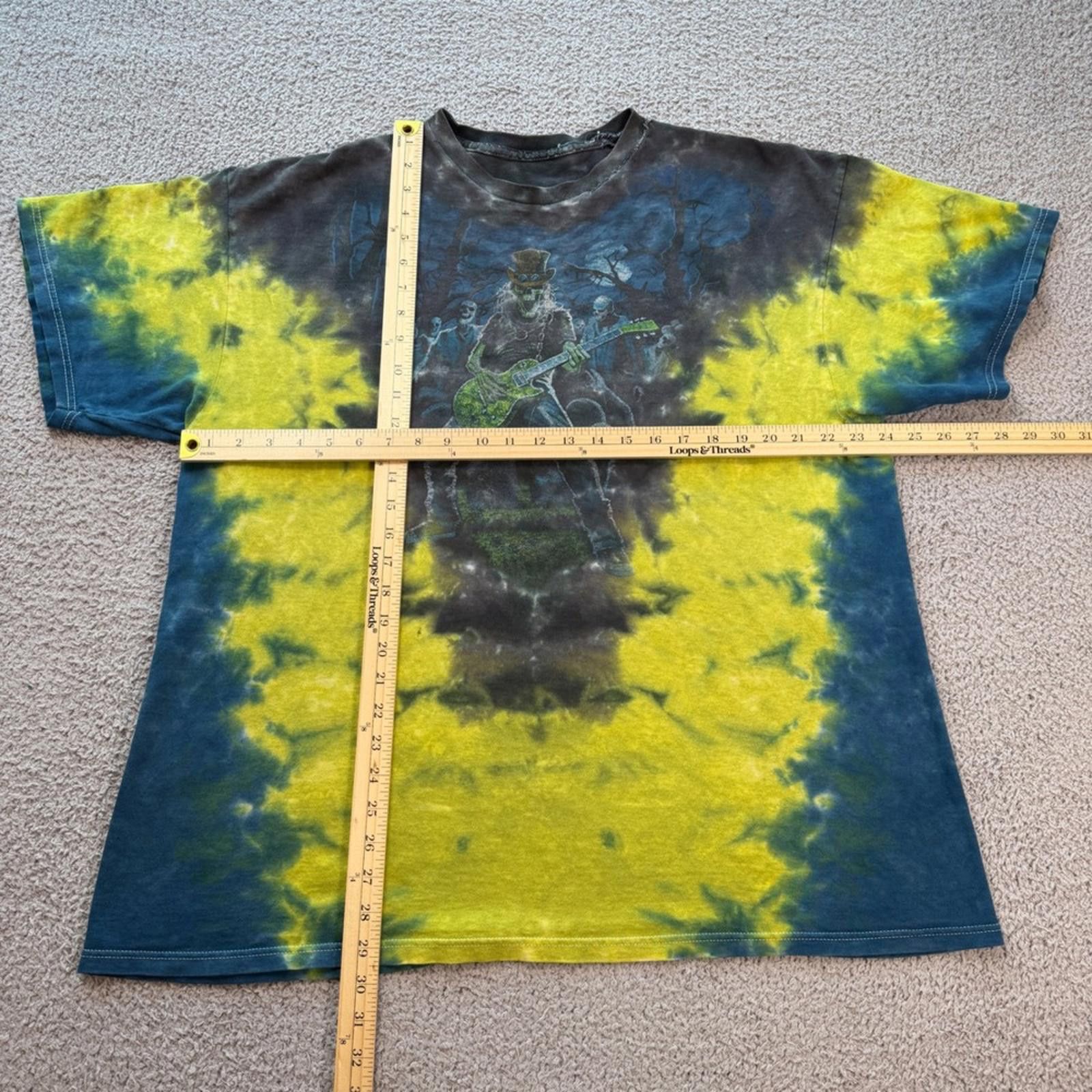 Other Grateful Dead Skeleton Guitarist Tie Dye T Shirt XXL Size US XL / EU 56 / 4 - 3 Thumbnail