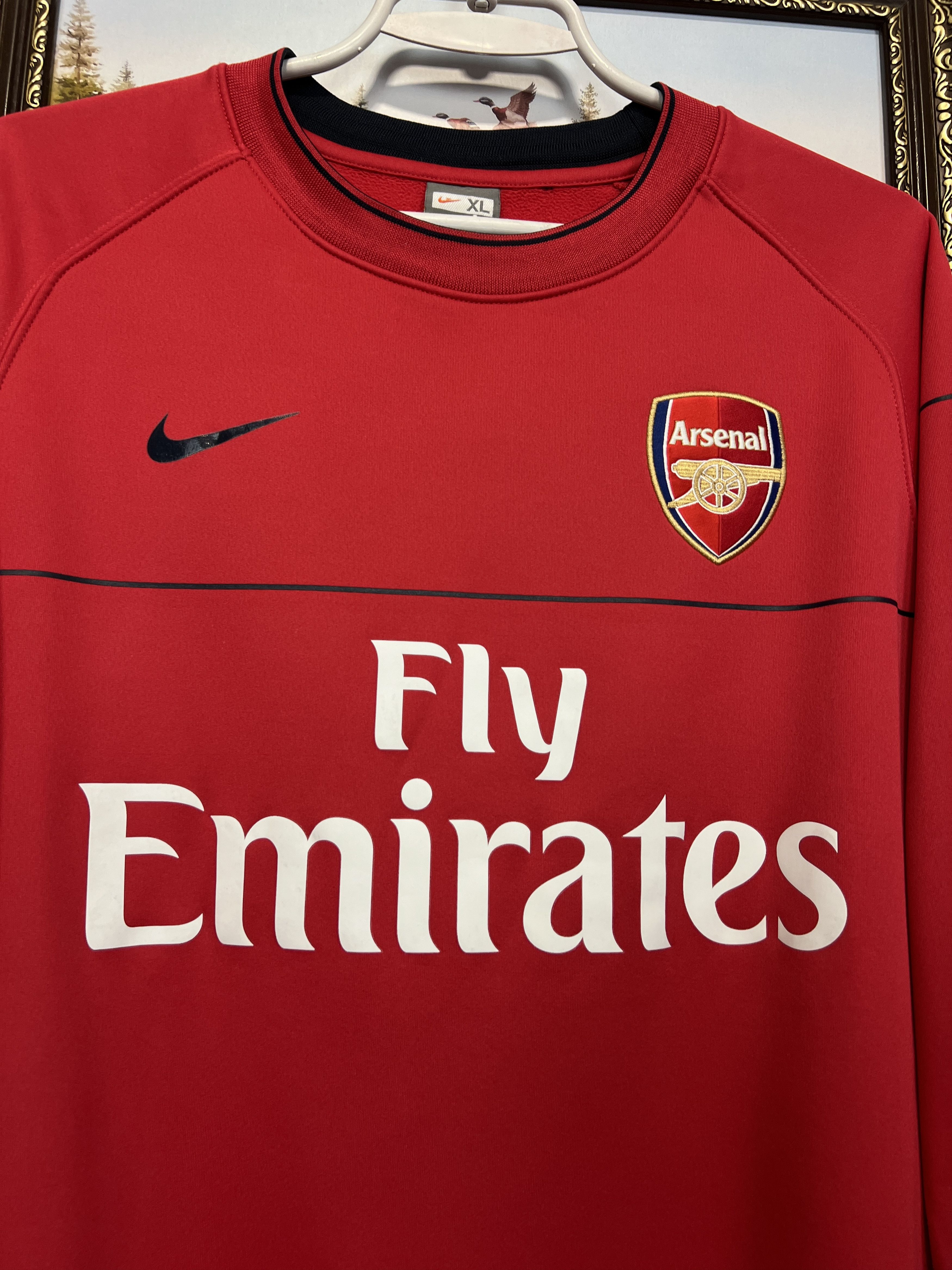 Nike Vintage Arsenal Football Sweatshirt Soccer Track Top Gunners Size US XL / EU 56 / 4 - 3 Thumbnail