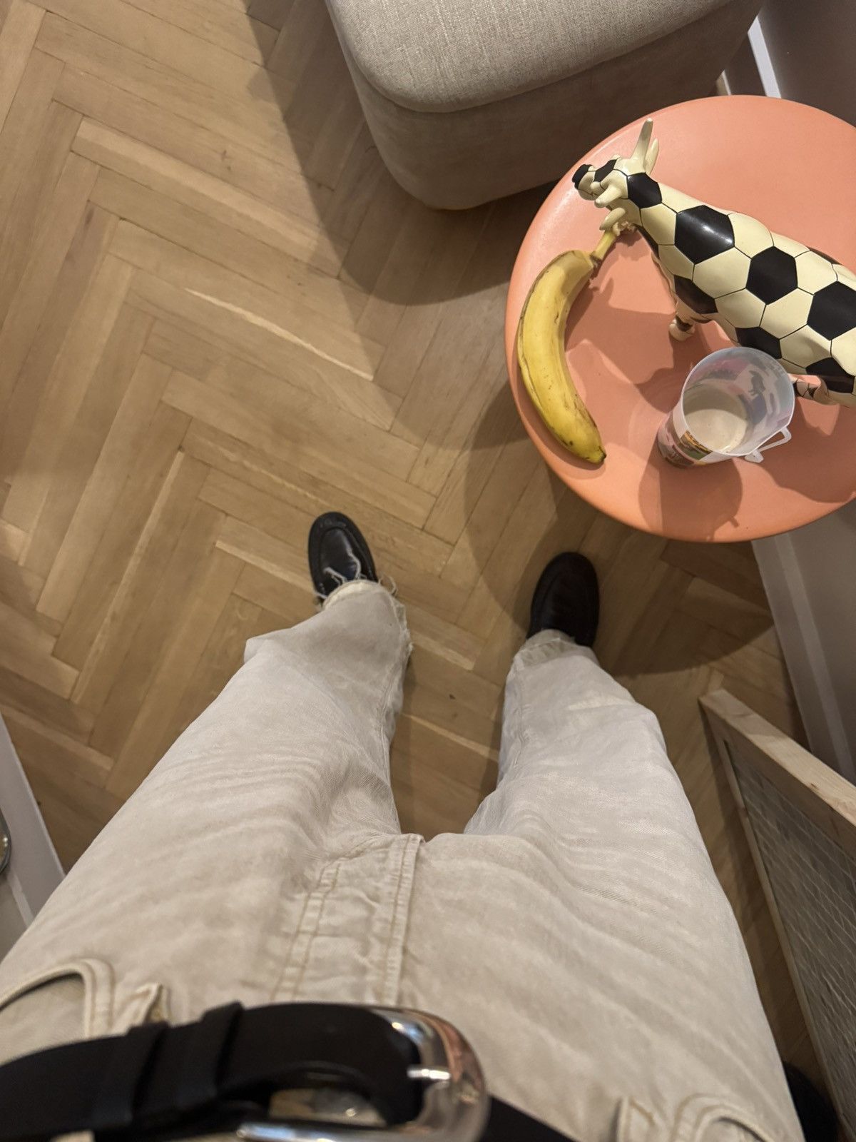 Acne Studios Acne Studios Loose Fit Washed Beige Denim Jeans Distressed Size US 30 / EU 46 - 10 Thumbnail