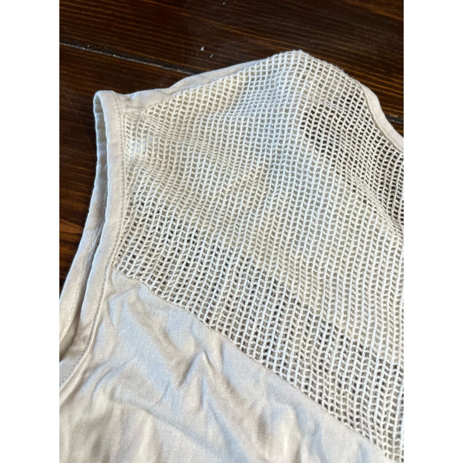 Vintage Maurices Shirt Women's Medium Ivory Lightweight Metal Detail T-Shirt Casual Modern Womens Size M / US 6-8 / IT 42-44 - 3 Thumbnail