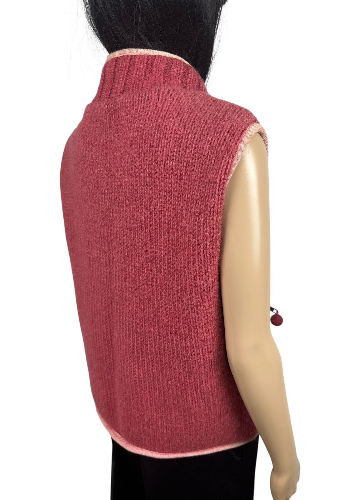 Other Pachamama Hand Knit Gilet Zip Vest Wool size S made in Nepal Size S / US 4 / IT 40 - 9 Thumbnail