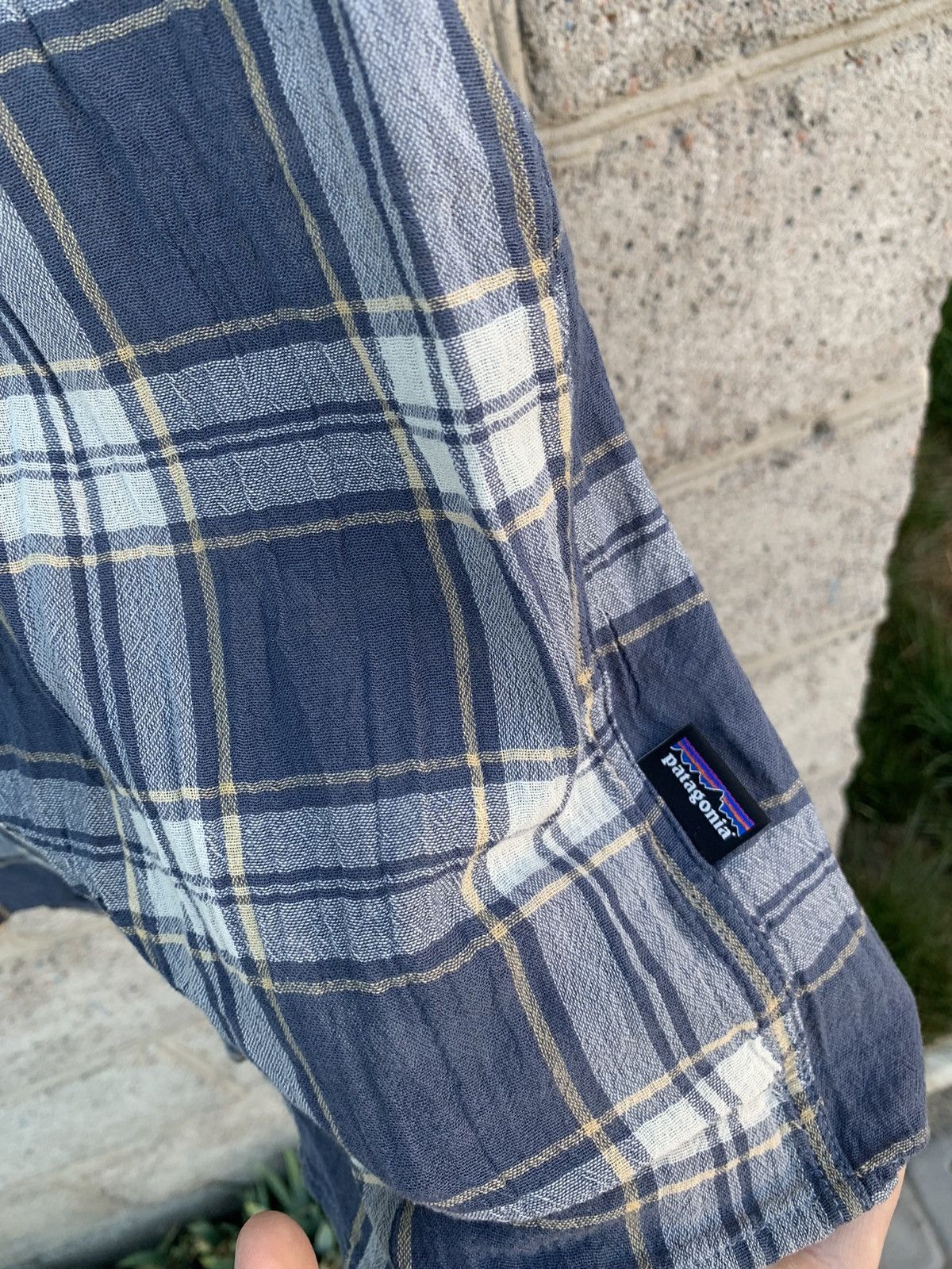 Japanese Brand × Patagonia × Vintage Patagonia Vintage Striped Shirt Short Sleeve Size US XL / EU 56 / 4 - 5 Thumbnail