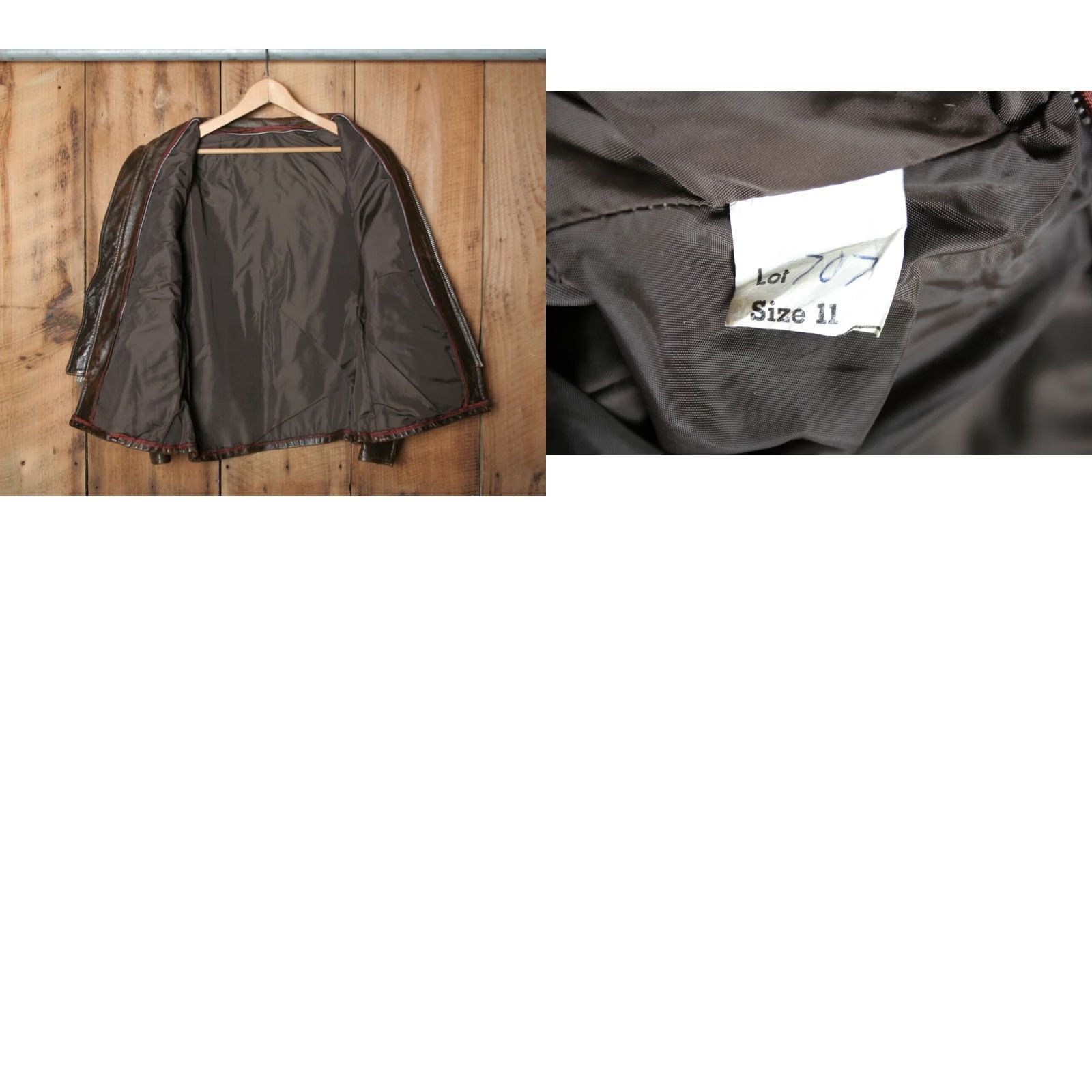 Vintage VINTAGE Lesco Brown Leather Motorcycle Jacket Women's Sz. 11 ≈ M Jacket, Brown, Motorcycle, Vintage, Womens, 11, Lesco, Leather, Zip, Missing Liner Size L / US 10 / IT 46 - 9 Thumbnail