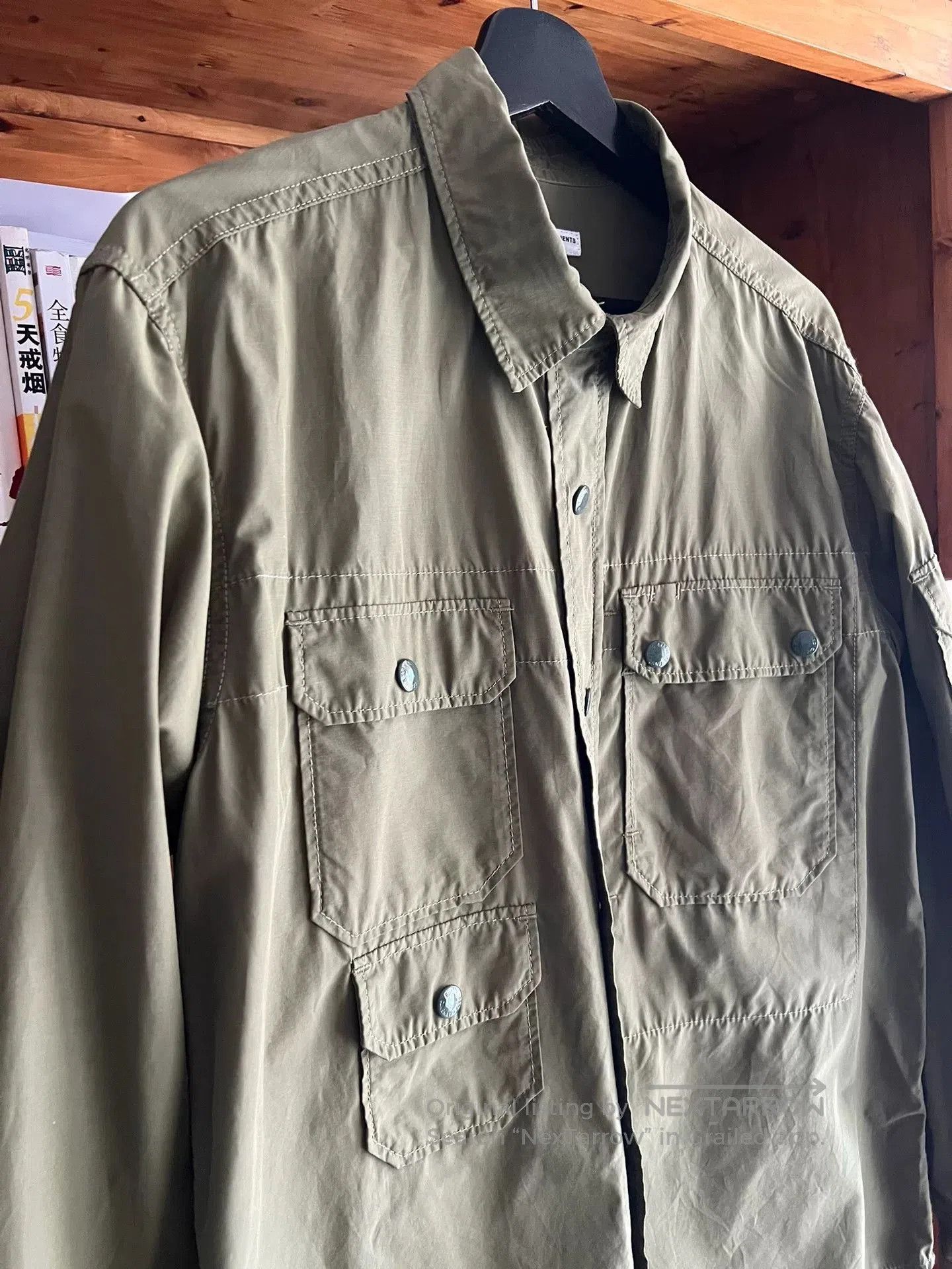Engineered Garments Engineered Garments Classic Olive Green Shirt Jacket. Size US L / EU 52-54 / 3 - 5 Thumbnail