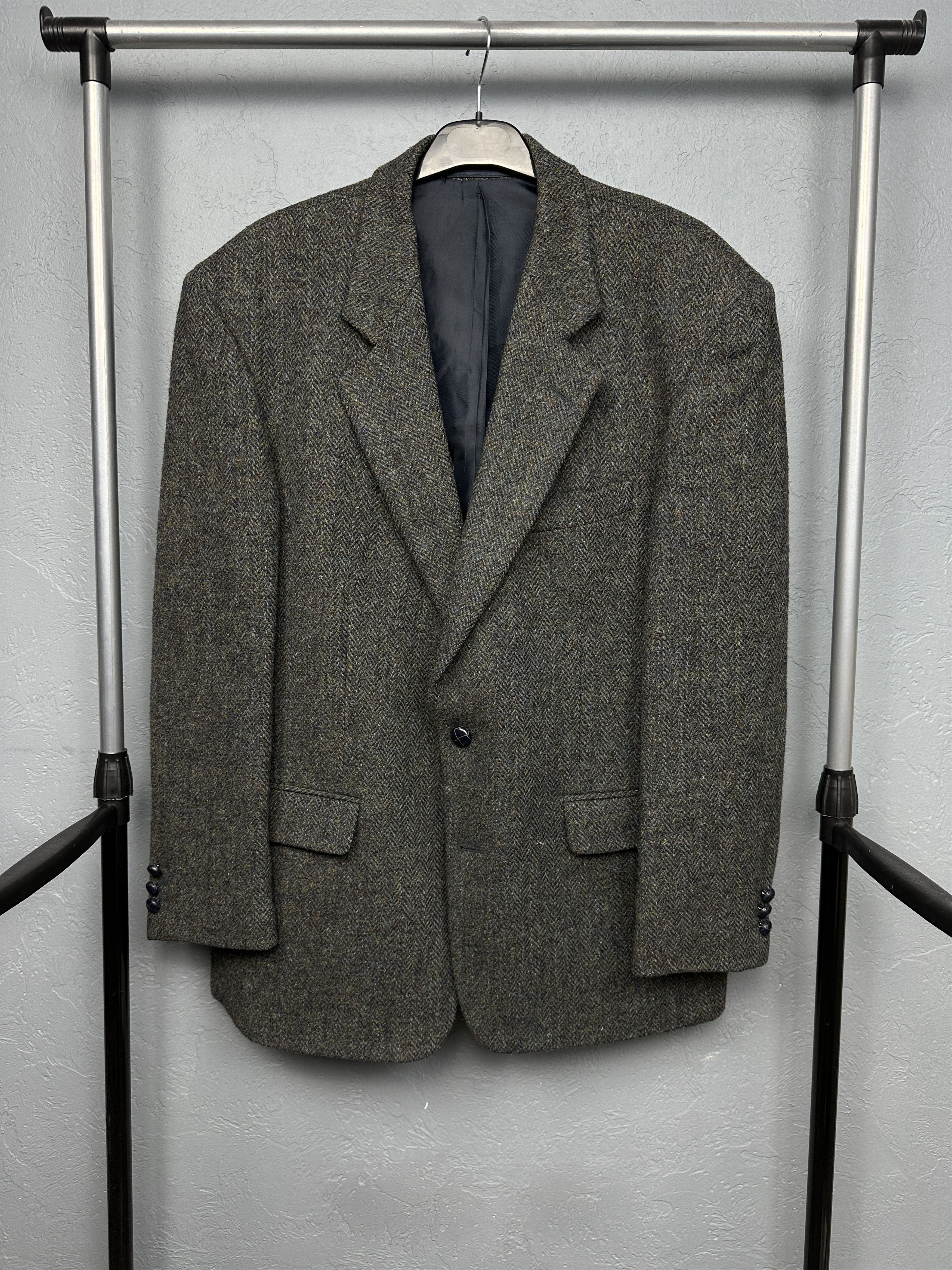 Harris Tweed Harris Tweed Wool Two Buttons Blazer Jacket Size US L / EU 52-54 / 3 - 1 Thumbnail