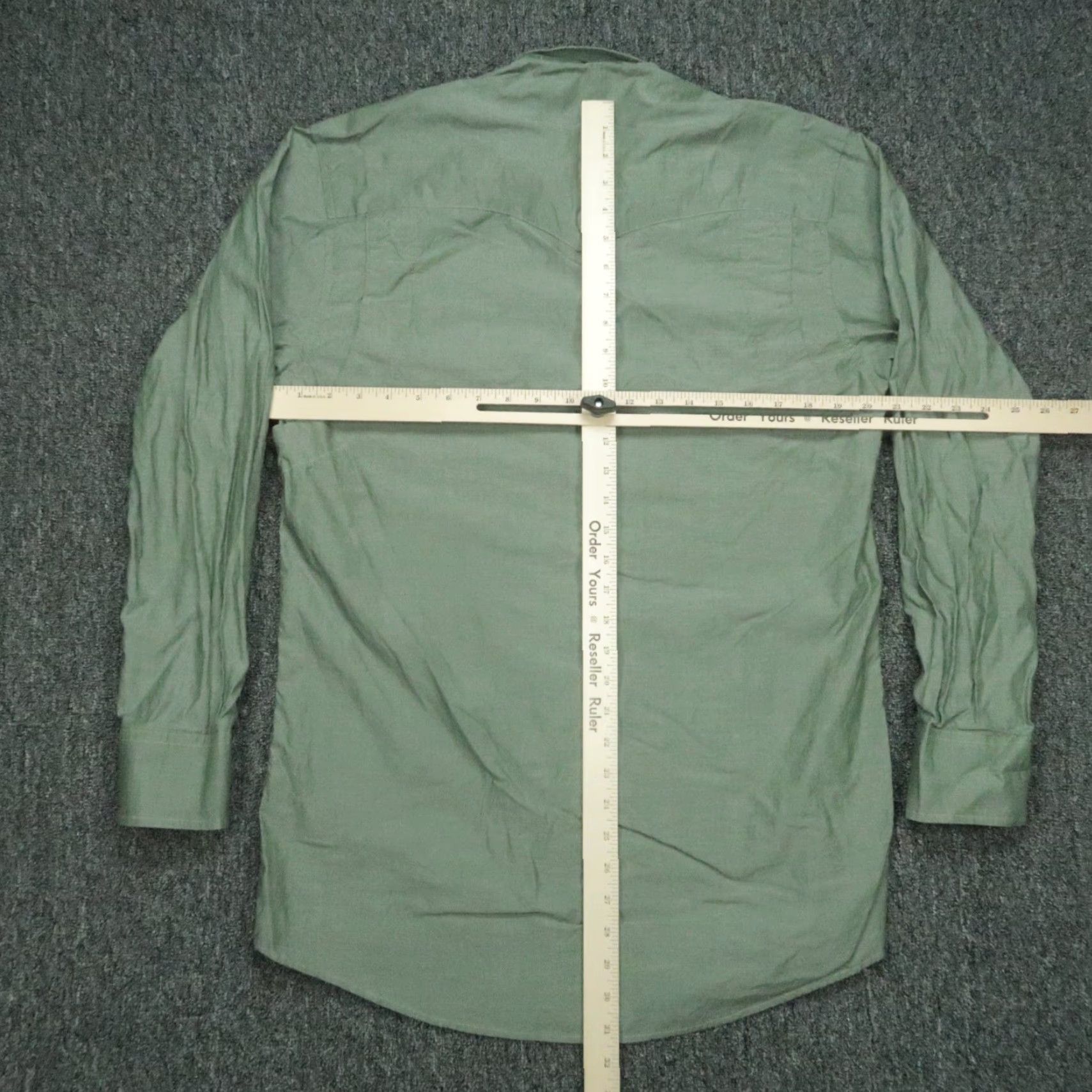 Vintage Schaefer Outfitter Shirt Men Medium Green Long Sleeve Button-Down Workwear 7070 Size US M / EU 48-50 / 2 - 4 Thumbnail