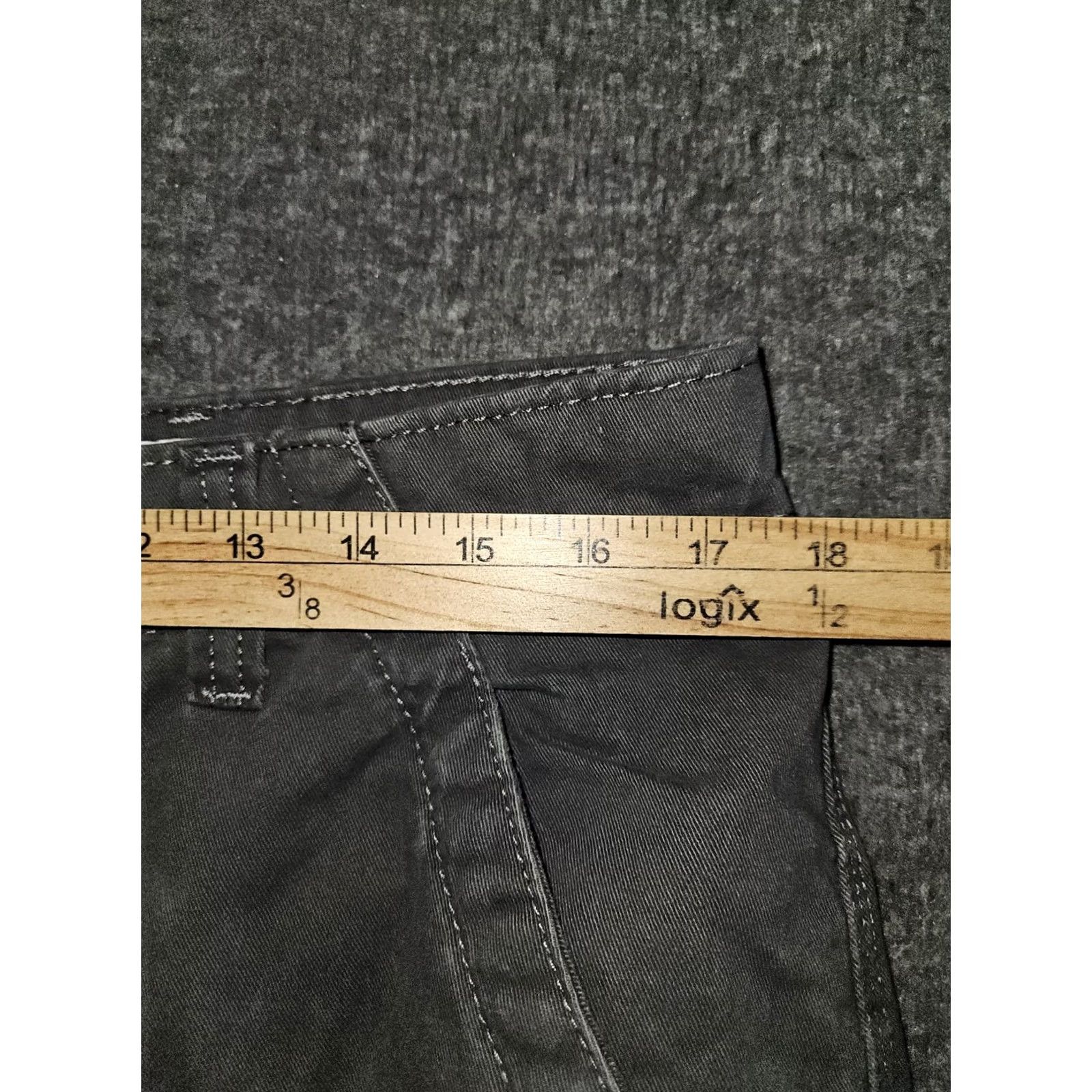 Wrangler VINTAGE Wrangler Relaxed Fit Cargo Pants Men 34 Gray High Rise Casual Workwear Cargo Pants Mens Regular 34x30 Gray Logo Pockets Stretch Size US 34 / EU 50 - 4 Thumbnail