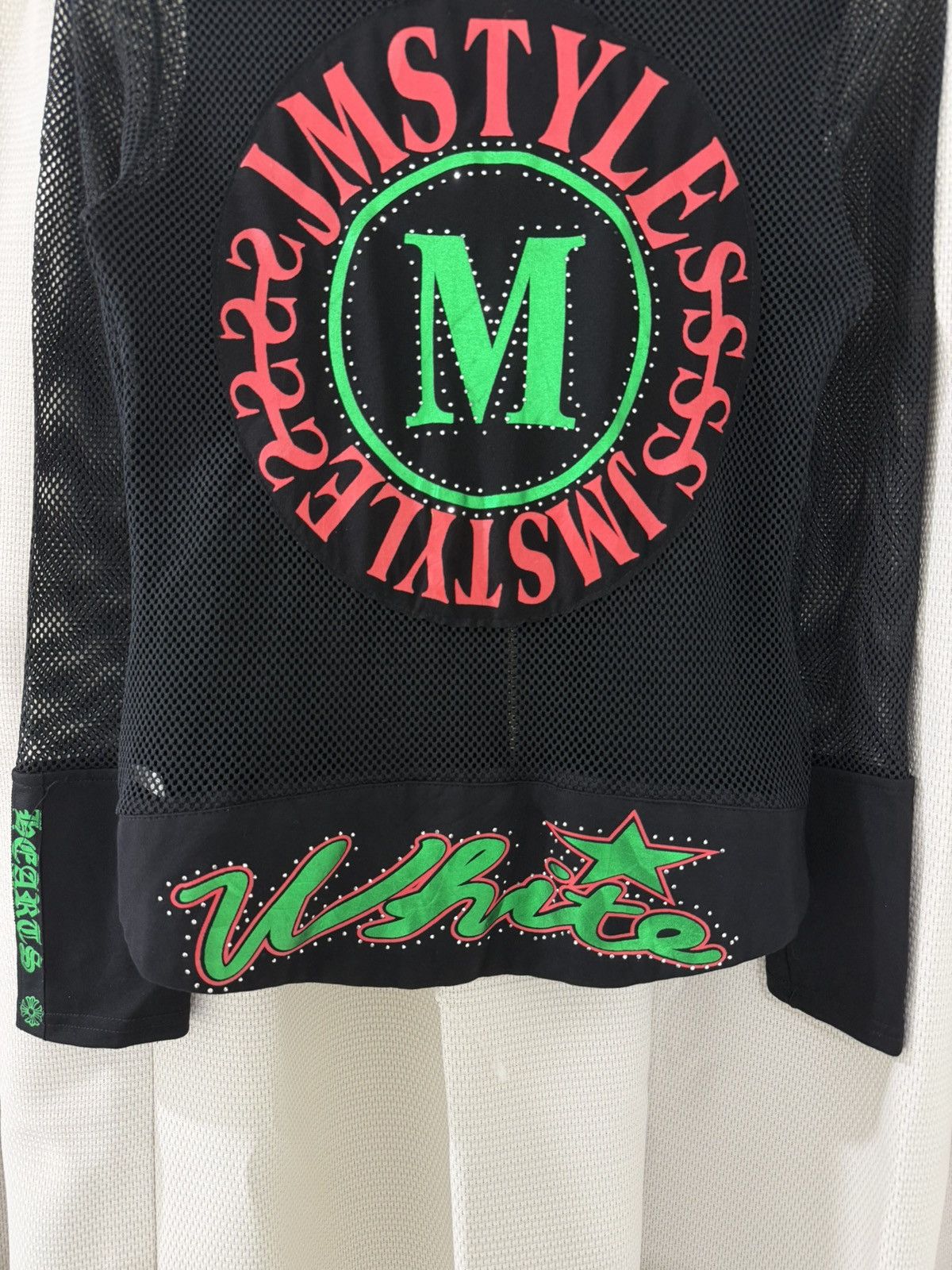Hysteric Glamour RARE‼️ Vintage JM Style Mesh Punk Track Jacket LGB Style Size US S / EU 44-46 / 1 - 8 Thumbnail
