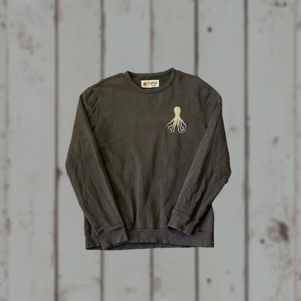 Vintage Mollusk California Surf Shop Crewneck Pullover Mens Small Gray Octopus Shirt Size US S / EU 44-46 / 1 - 1 Thumbnail