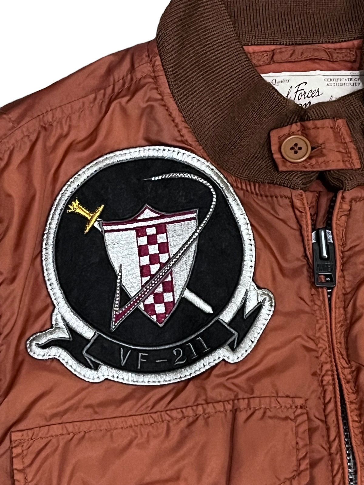 Avirex AVIREX 6th Fleet CV-41 Bomber Jacket Patches Nylon Military Size US M / EU 48-50 / 2 - 4 Thumbnail