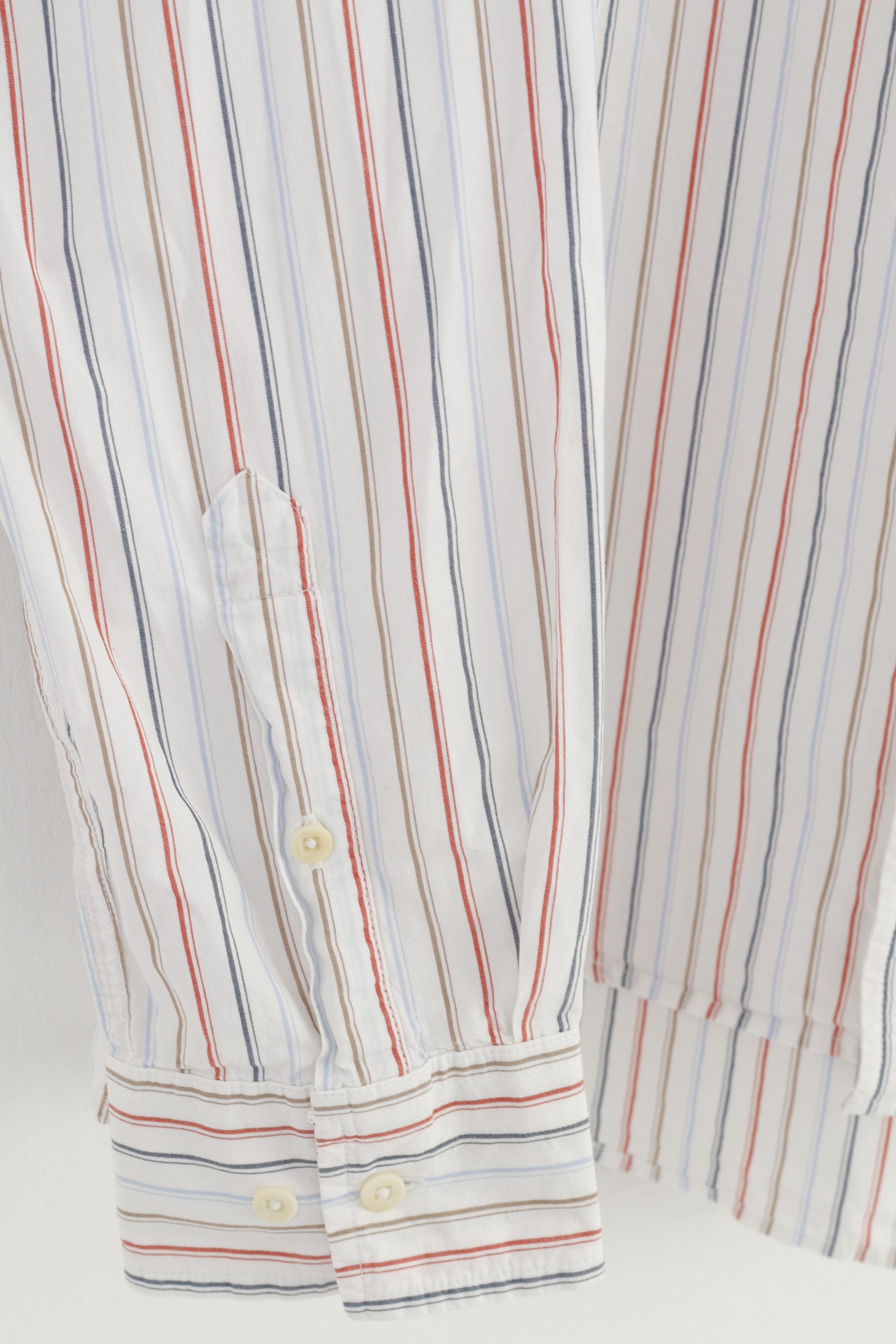 Timberland Timberland Men XL Casual Shirt Striped Long Sleeve 10702 Size US XL / EU 56 / 4 - 4 Thumbnail