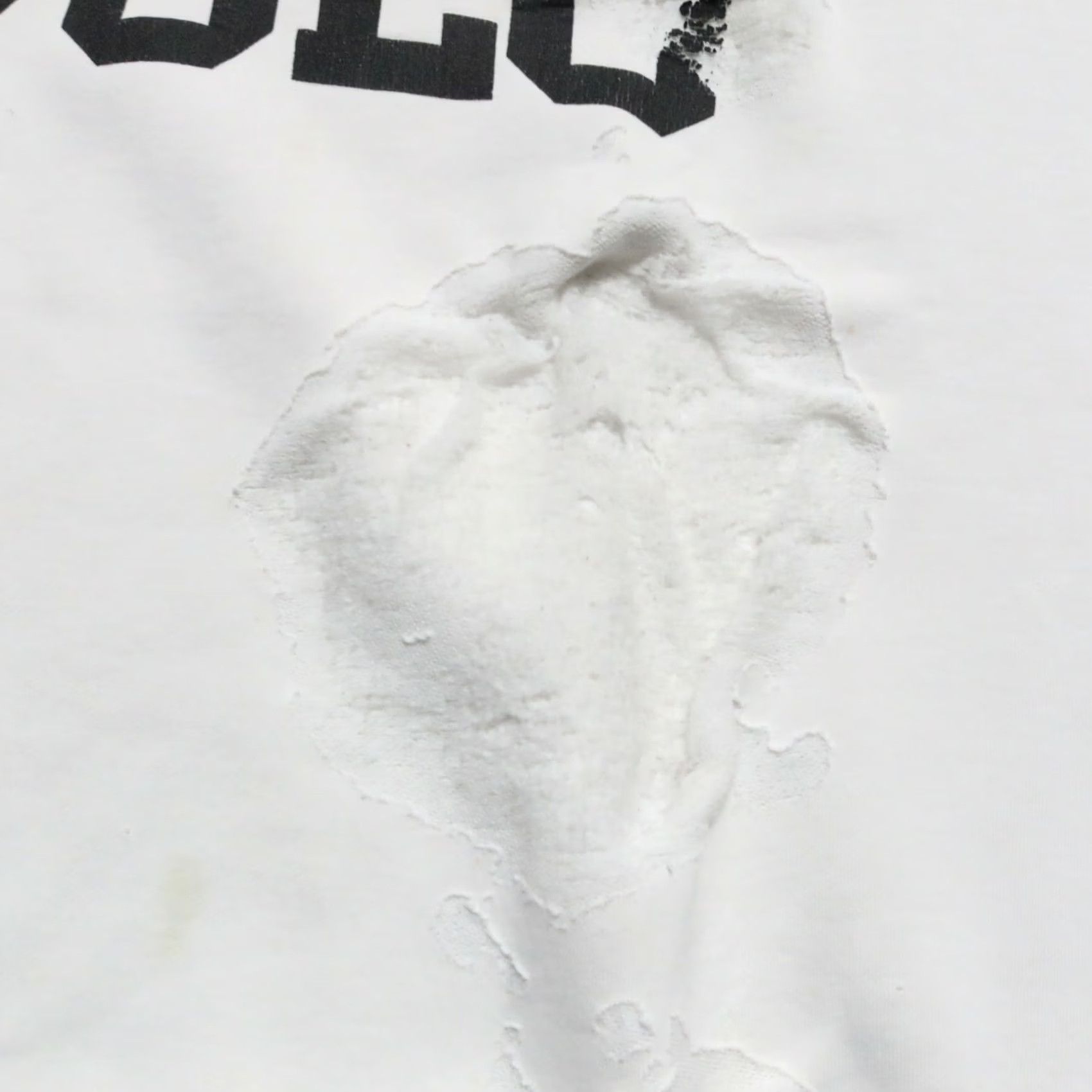 Polo Ralph Lauren VINTAGE Polo Ralph Lauren Sweatshirt Distressed Logo Crew Neck Size Large White Mens Size US L / EU 52-54 / 3 - 4 Thumbnail