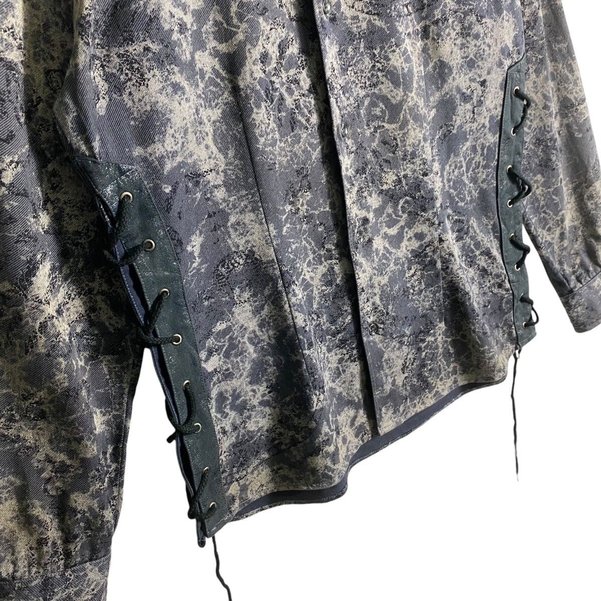 Le Grande Bleu (L.G.B.) × Tornado Mart Vintage Tornado Mart Tie Dye Shirt M Size Grey/Black Colour Size US M / EU 48-50 / 2 - 6 Thumbnail