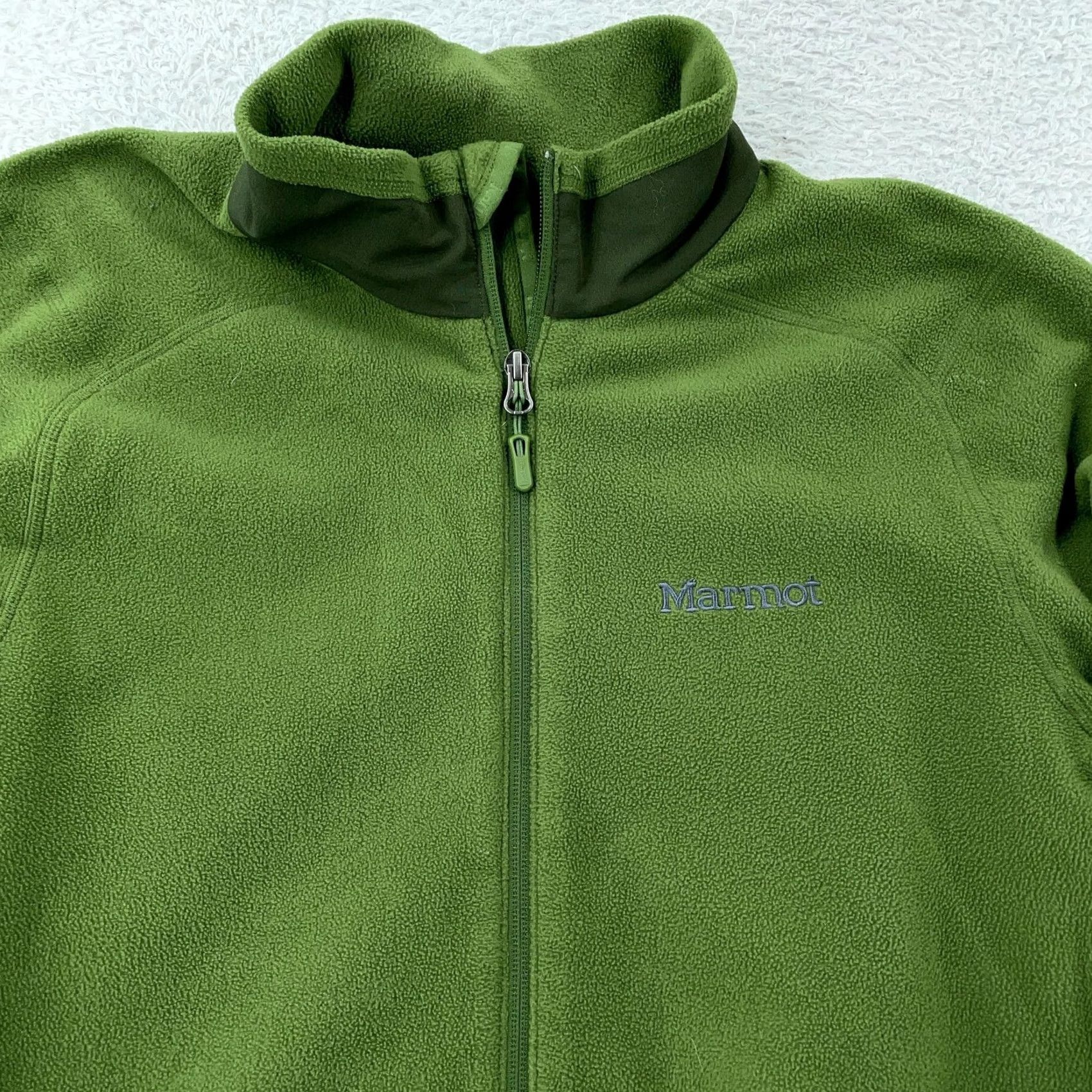 Marmot Marmot Jacket Polartec Full Zip Mens Large Green Hiking Oudoors Vintage? Size US L / EU 52-54 / 3 - 2 Thumbnail
