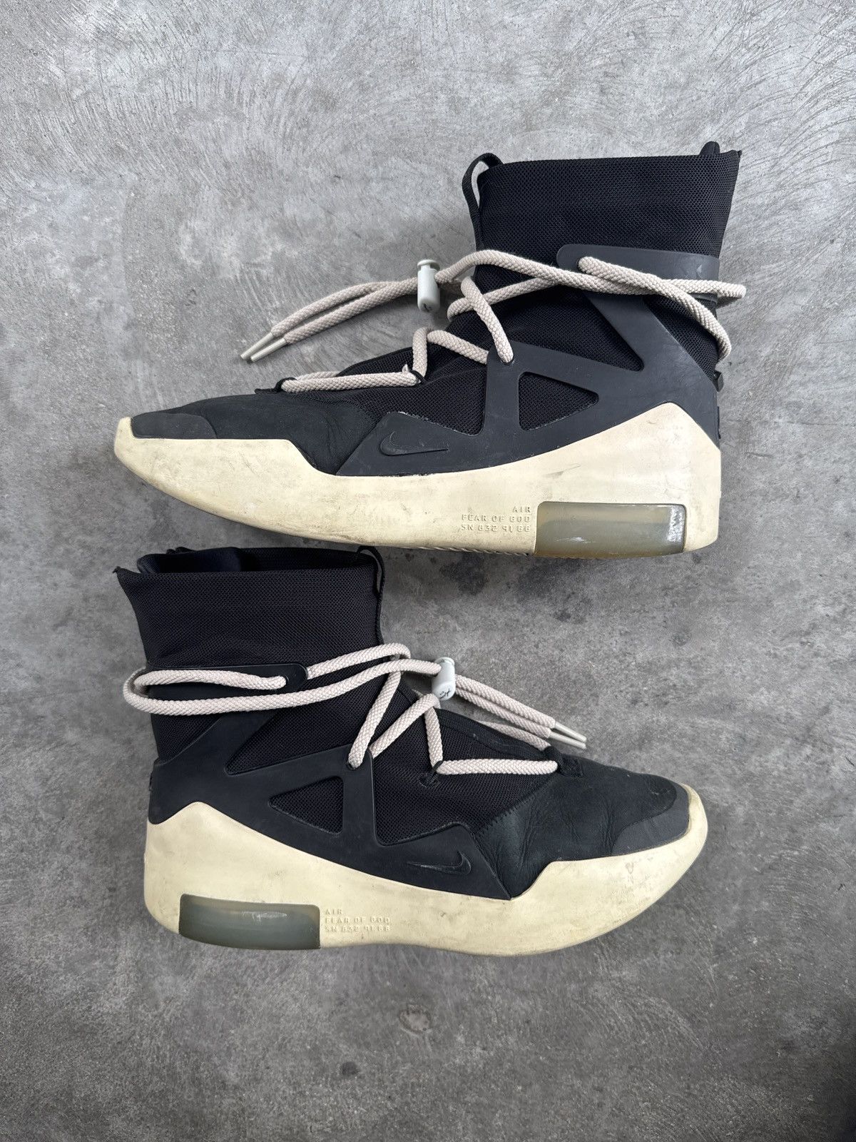 Fear of God × Nike Nike Air Fear of God 1 black fog Size US 8 / EU 41 - 5 Thumbnail