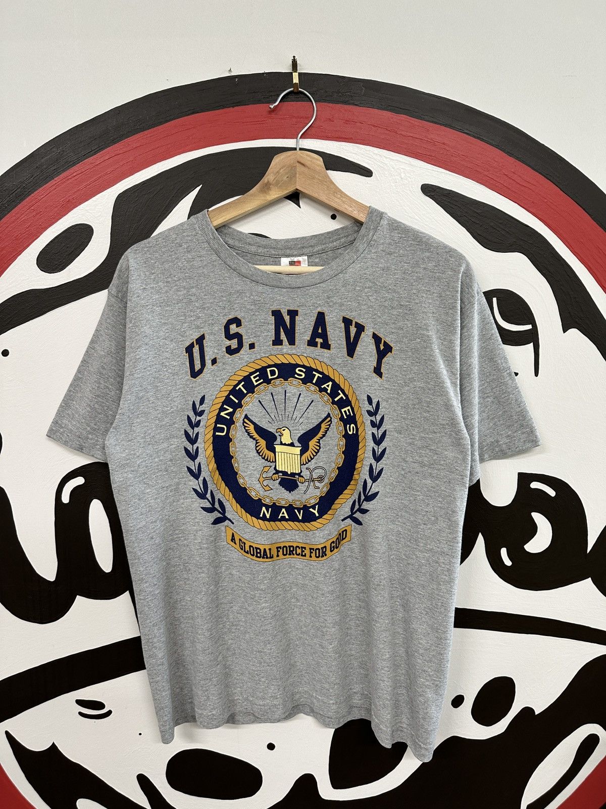 Vintage Vintage US Navy Graphic Tee Size US M / EU 48-50 / 2 - 1 Thumbnail
